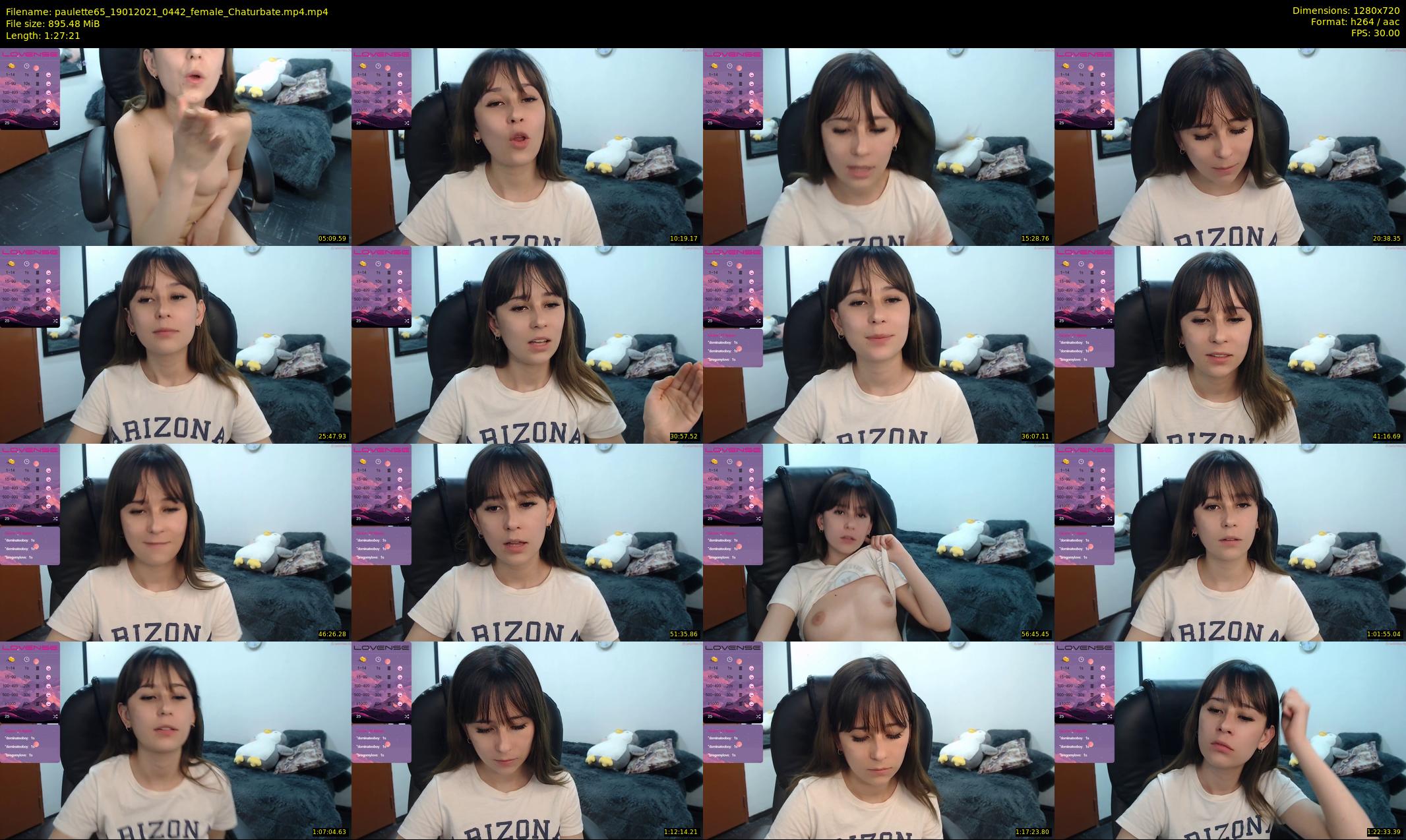 paulette65 — 88 minute Chaturbate female cam show recording, 720p, Jan 19, 2021
