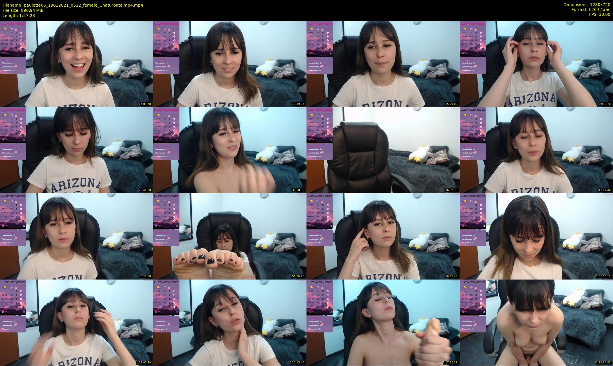 paulette65 — 88 minute Chaturbate female cam show recording, 720p, Jan 19, 2021