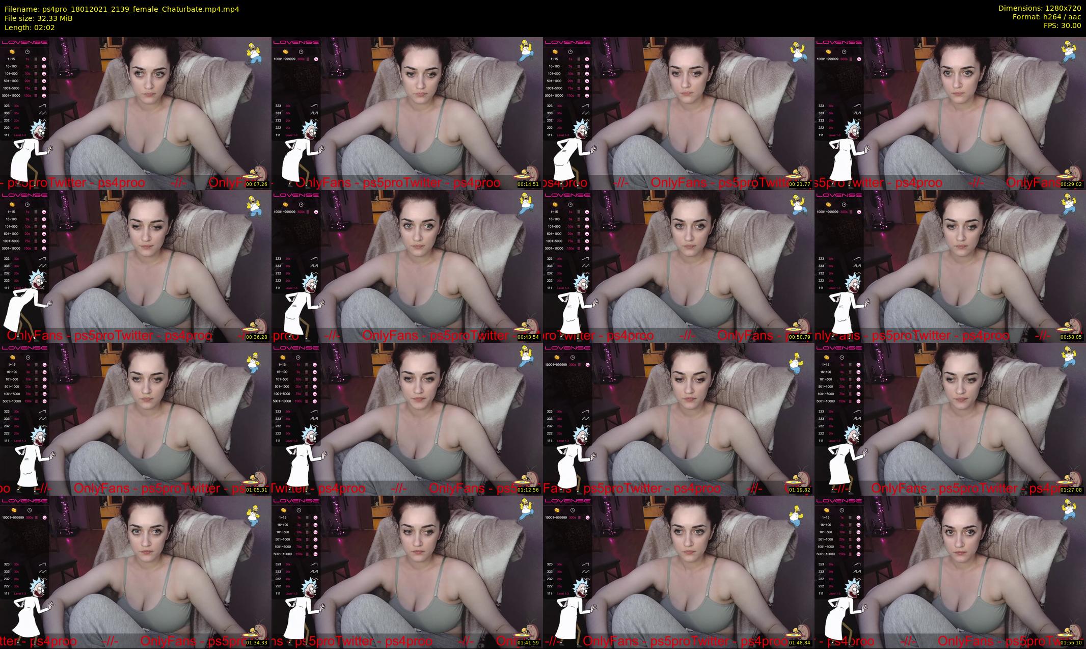 ps4pro — 3 minute Chaturbate female cam show recording, 720p, Jan 18, 2021