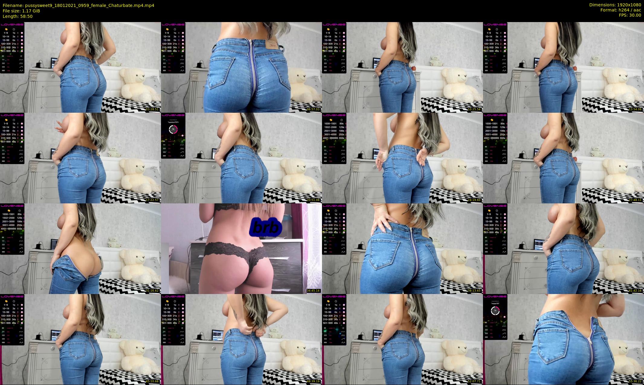 pussysweet9 — 59 minute Chaturbate female cam show recording, 1080p, Jan 18, 2021
