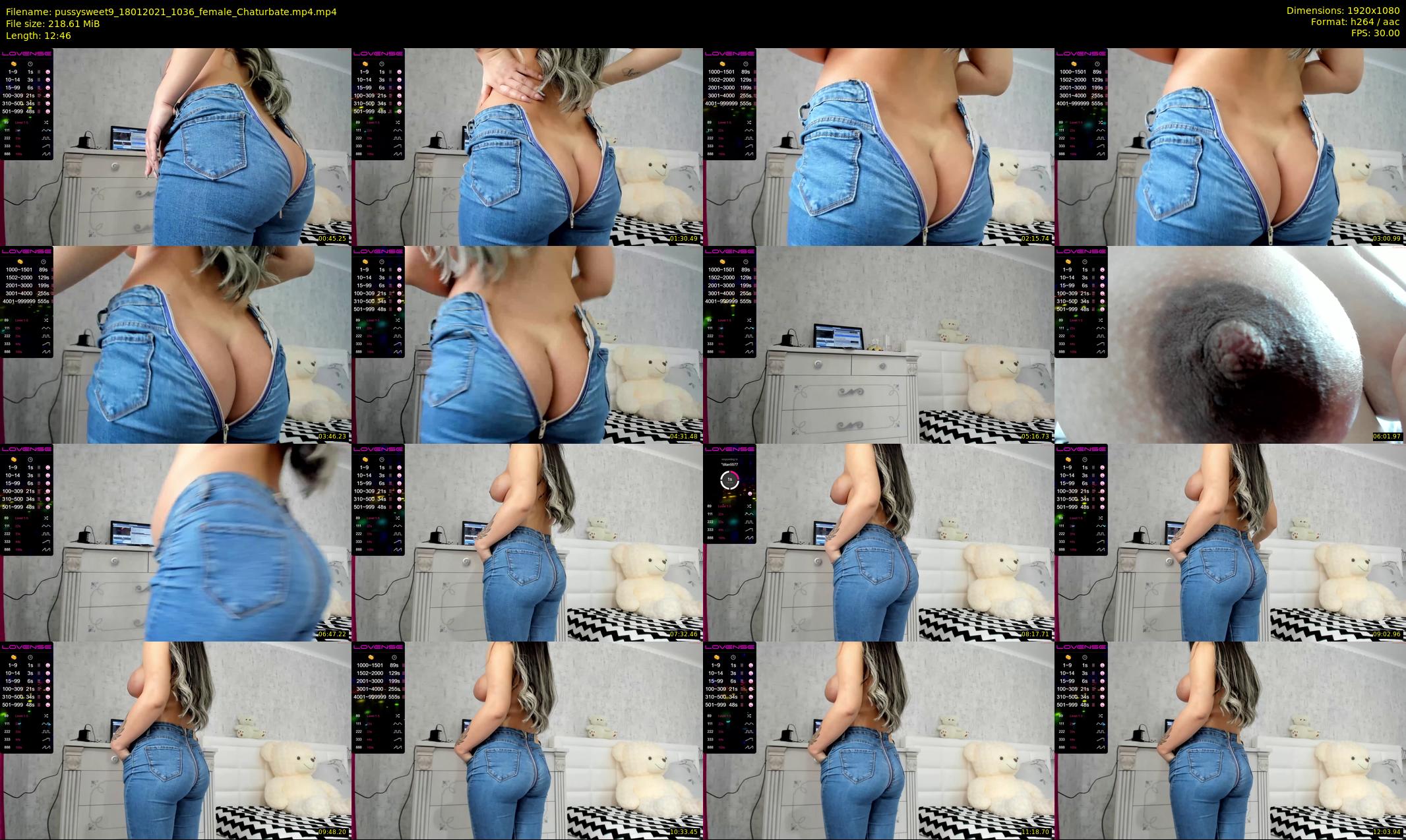 pussysweet9 — 13 minute Chaturbate female cam show recording, 1080p, Jan 18, 2021