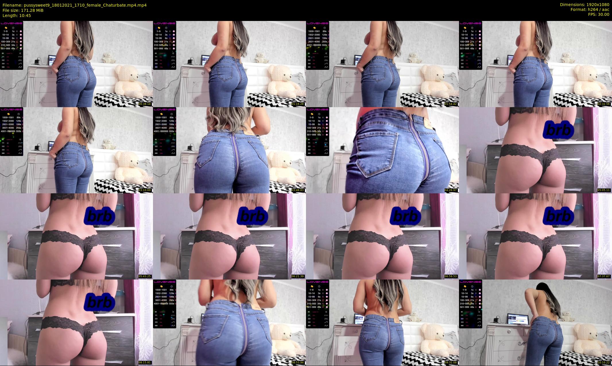 pussysweet9 — 11 minute Chaturbate female cam show recording, 1080p, Jan 18, 2021