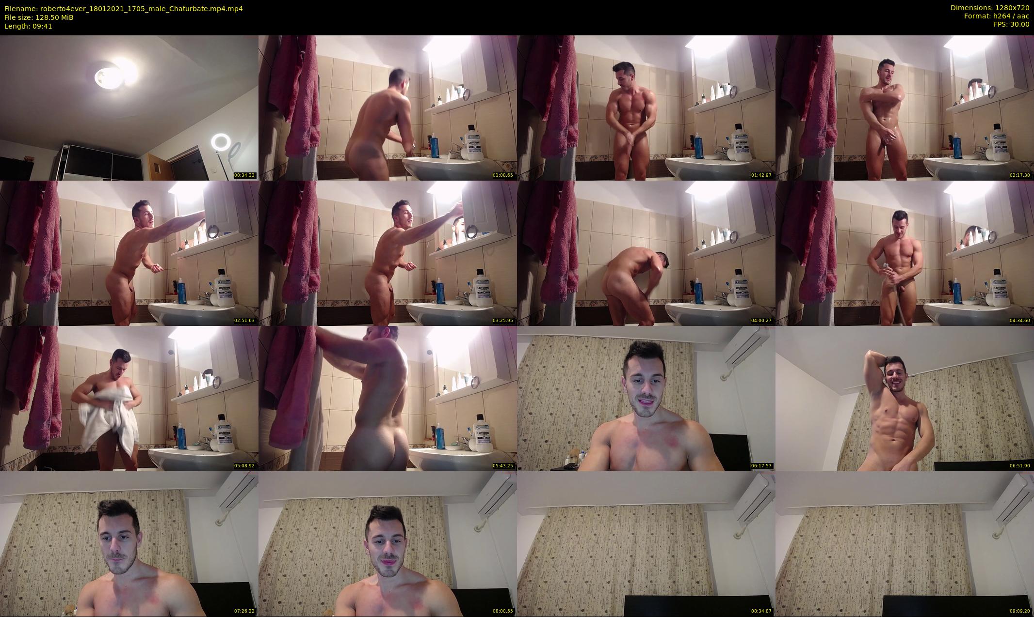 roberto4ever — 10 minute Chaturbate male cam show recording, 720p, Jan 18, 2021