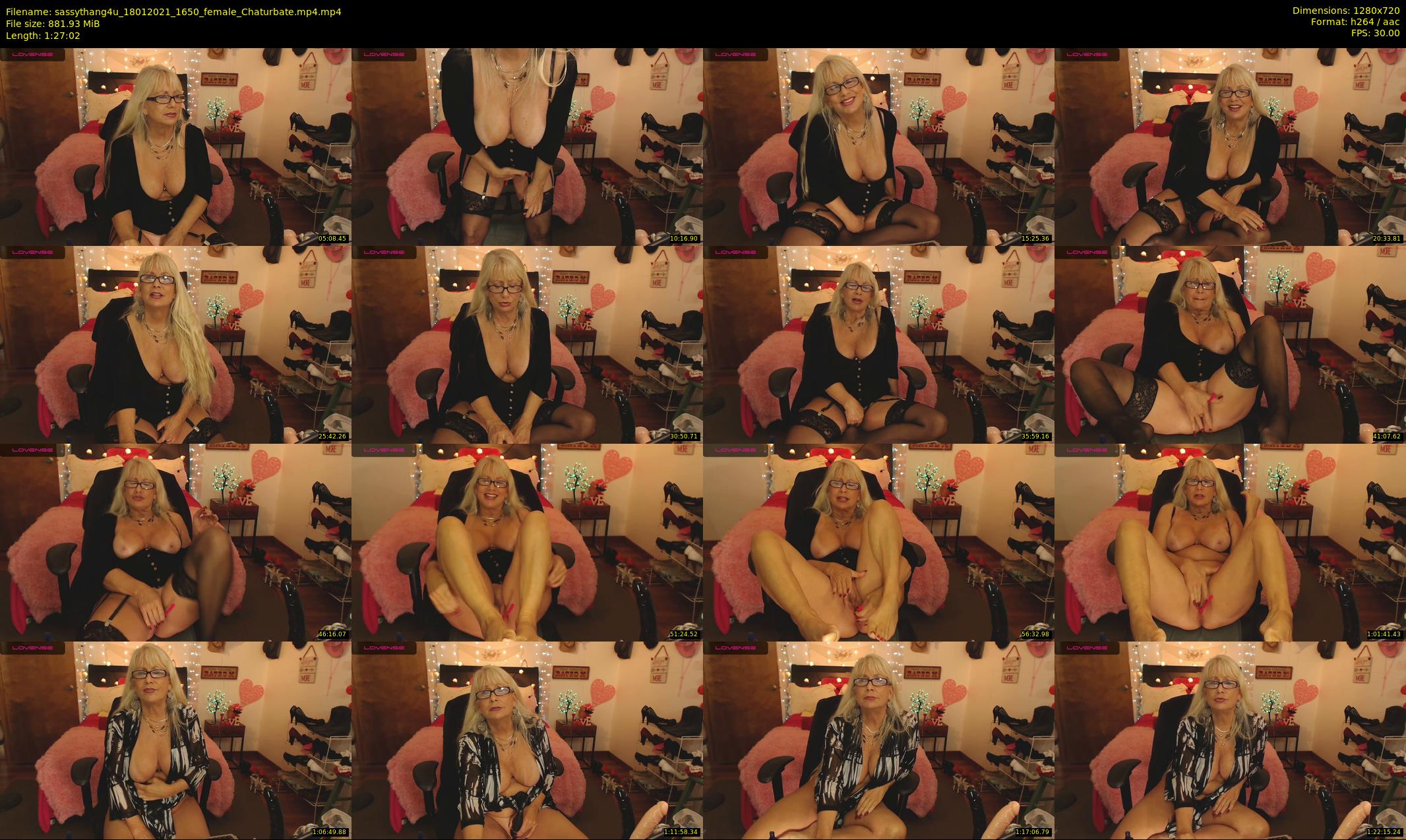 sassythang4u — 88 minute Chaturbate female cam show recording, 720p, Jan 18, 2021
