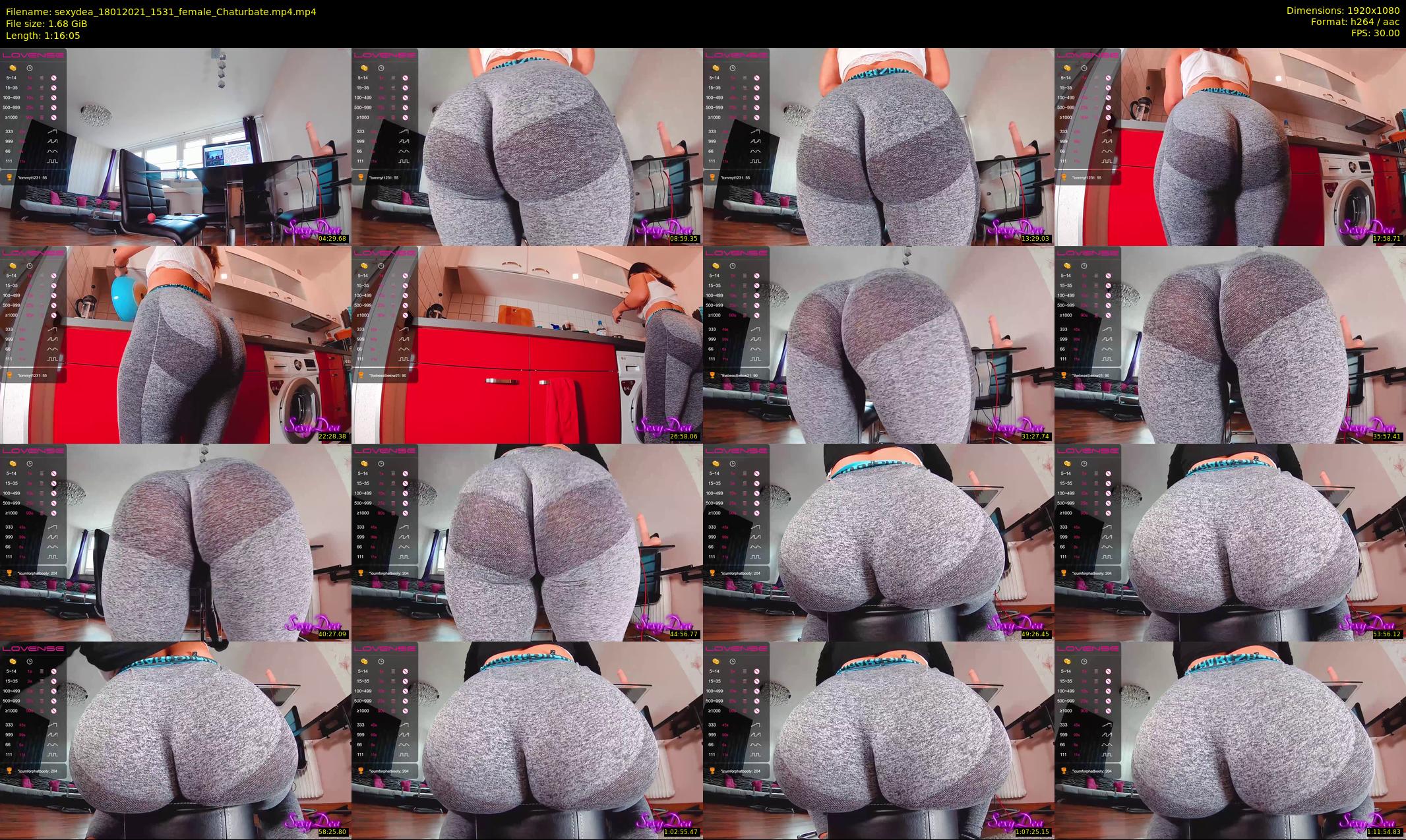 sexydea — 77 minute Chaturbate female cam show recording, 1080p, Jan 18, 2021