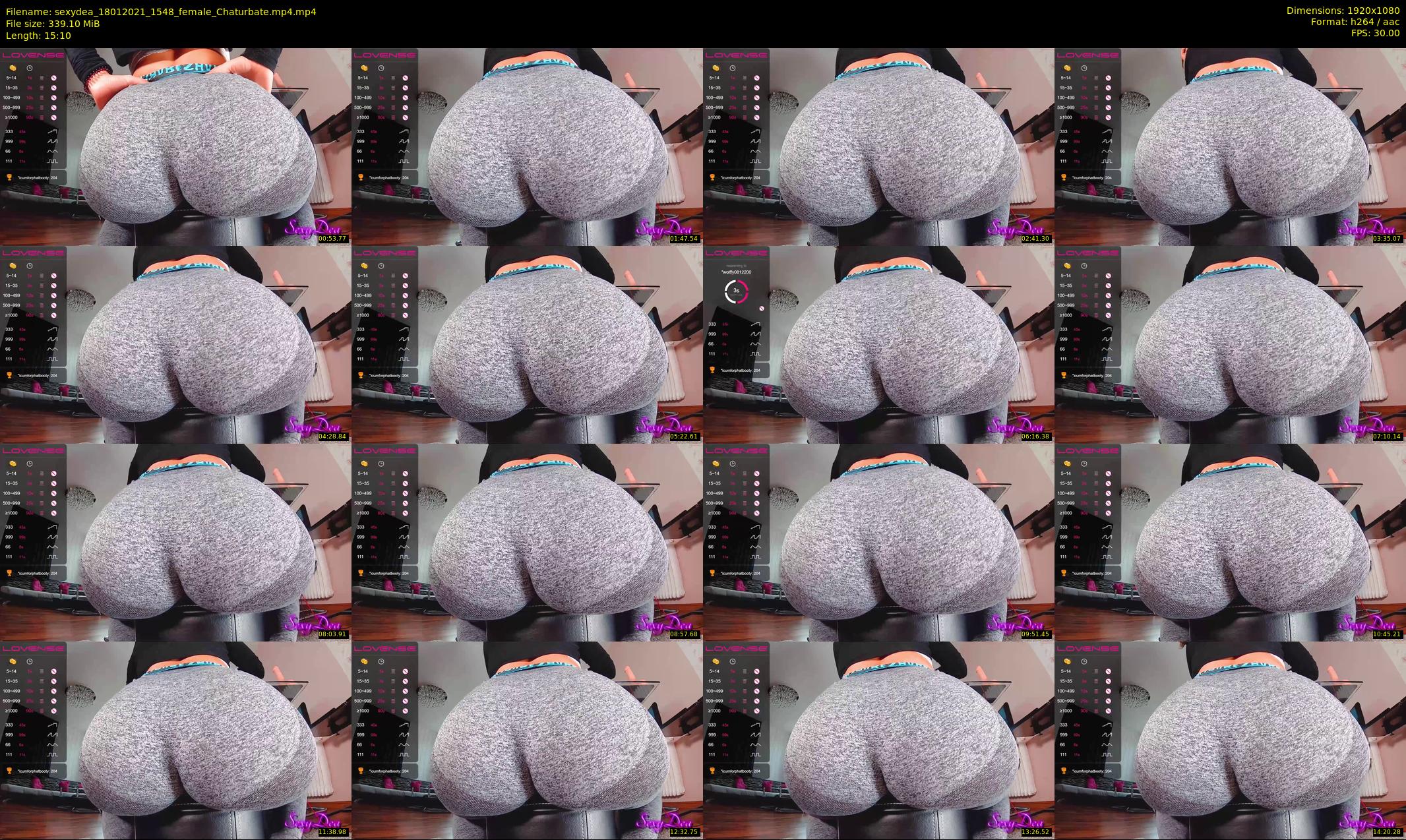 sexydea — 16 minute Chaturbate female cam show recording, 1080p, Jan 18, 2021