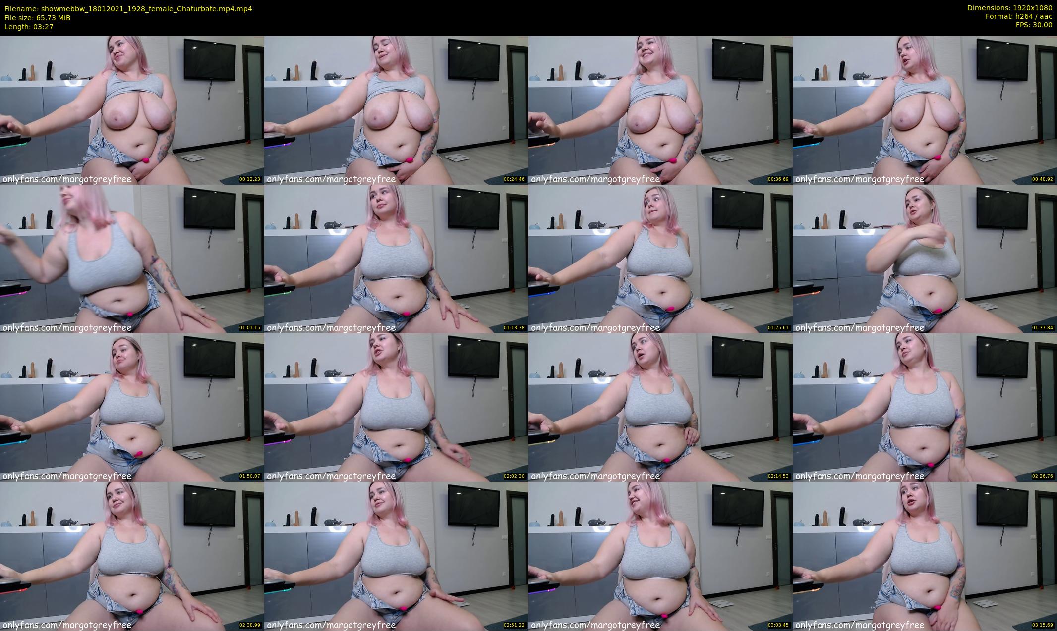 showmebbw — 4 minute Chaturbate female cam show recording, 1080p, Jan 18, 2021