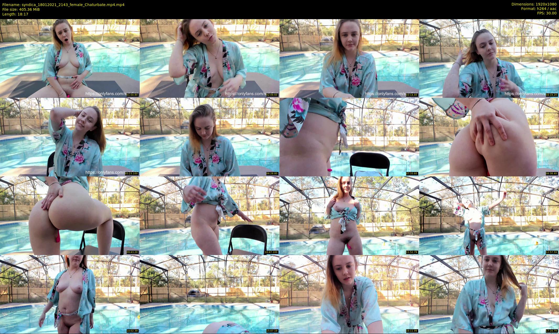 syndica — 19 minute Chaturbate female cam show recording, 1080p, Jan 18, 2021