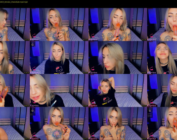 tonsykaprina — 53 minute Chaturbate couple cam show recording, 1080p, Jan 18, 2021