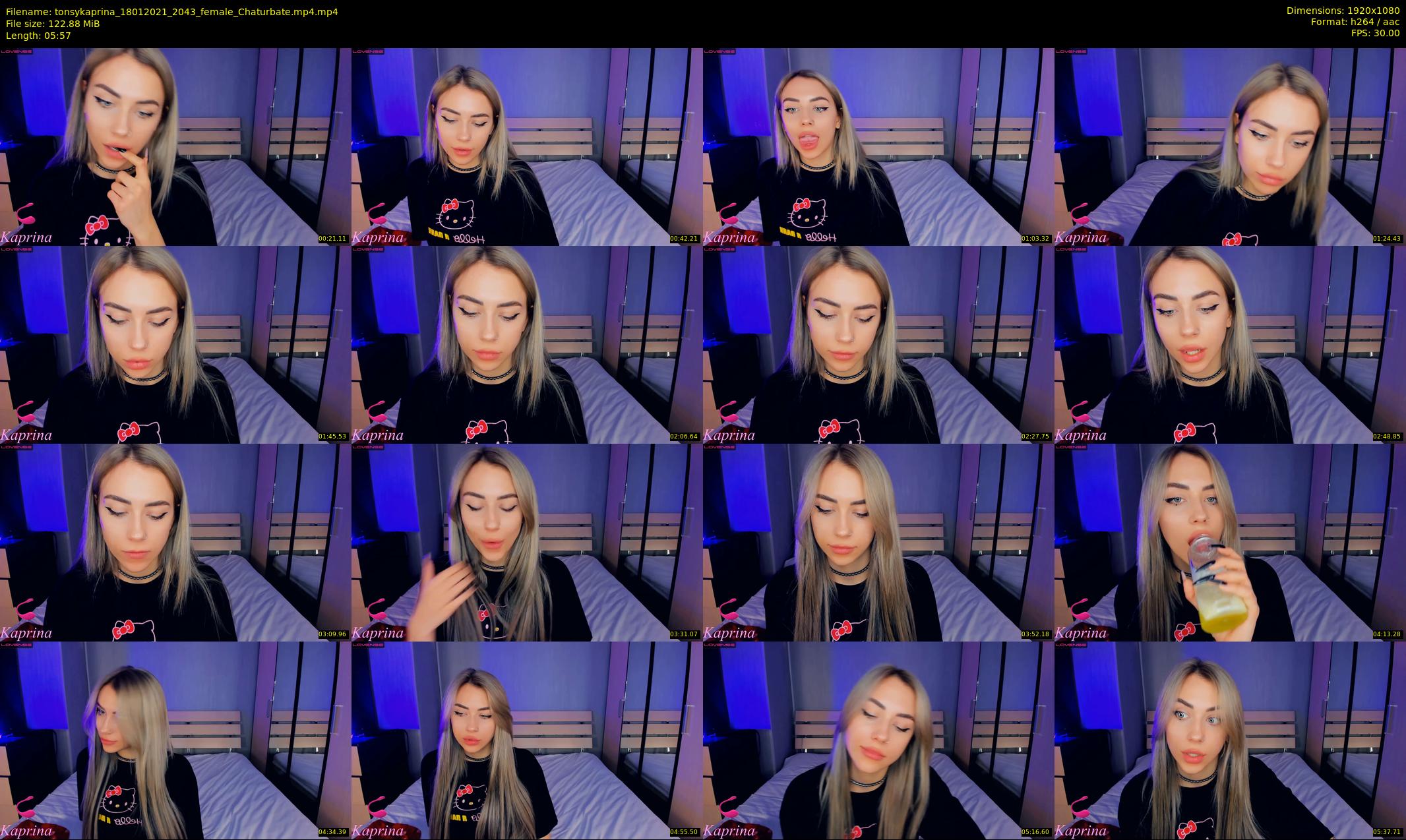 tonsykaprina — 6 minute Chaturbate couple cam show recording, 1080p, Jan 18, 2021
