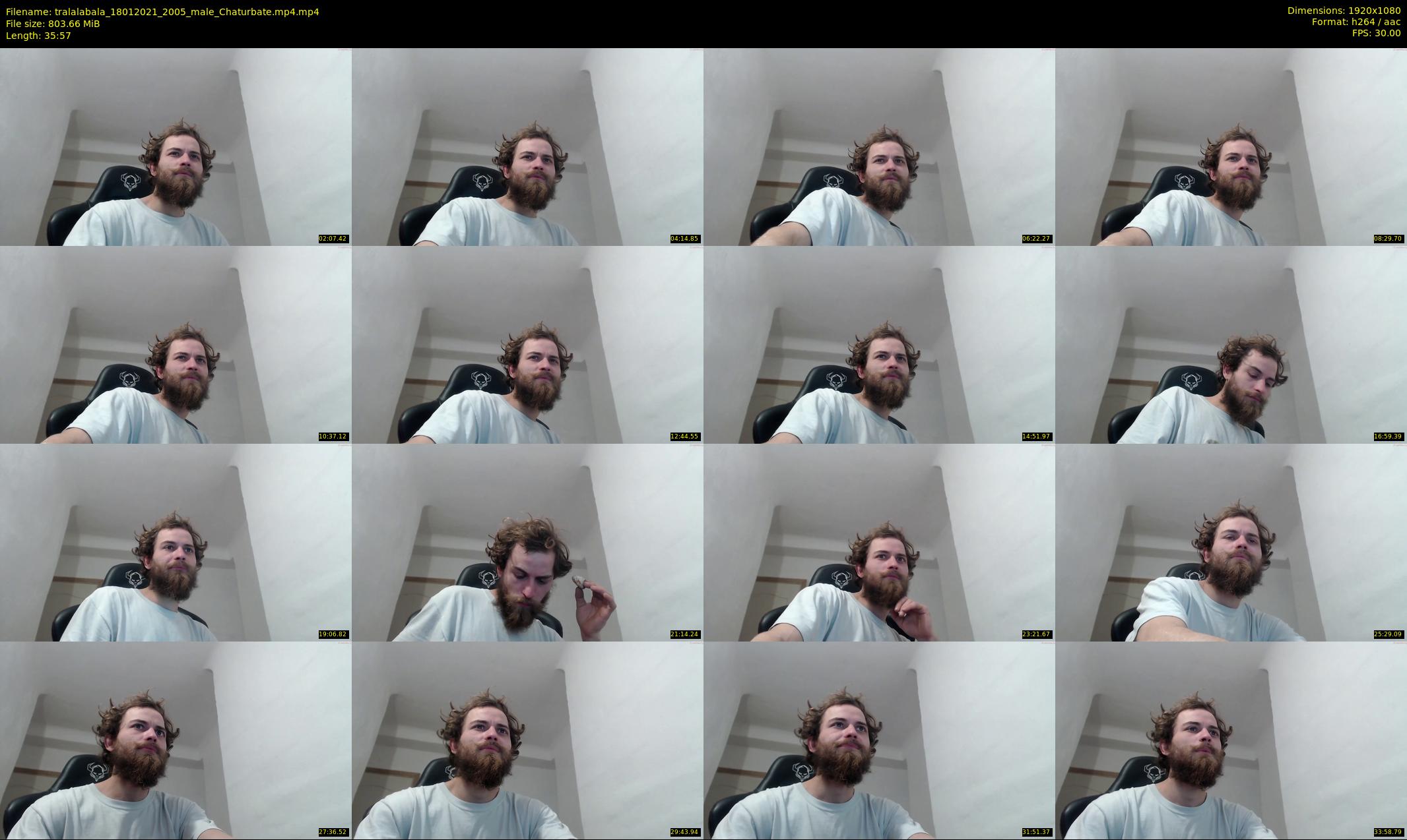 tralalabala — 36 minute Chaturbate male cam show recording, 1080p, Jan 18, 2021