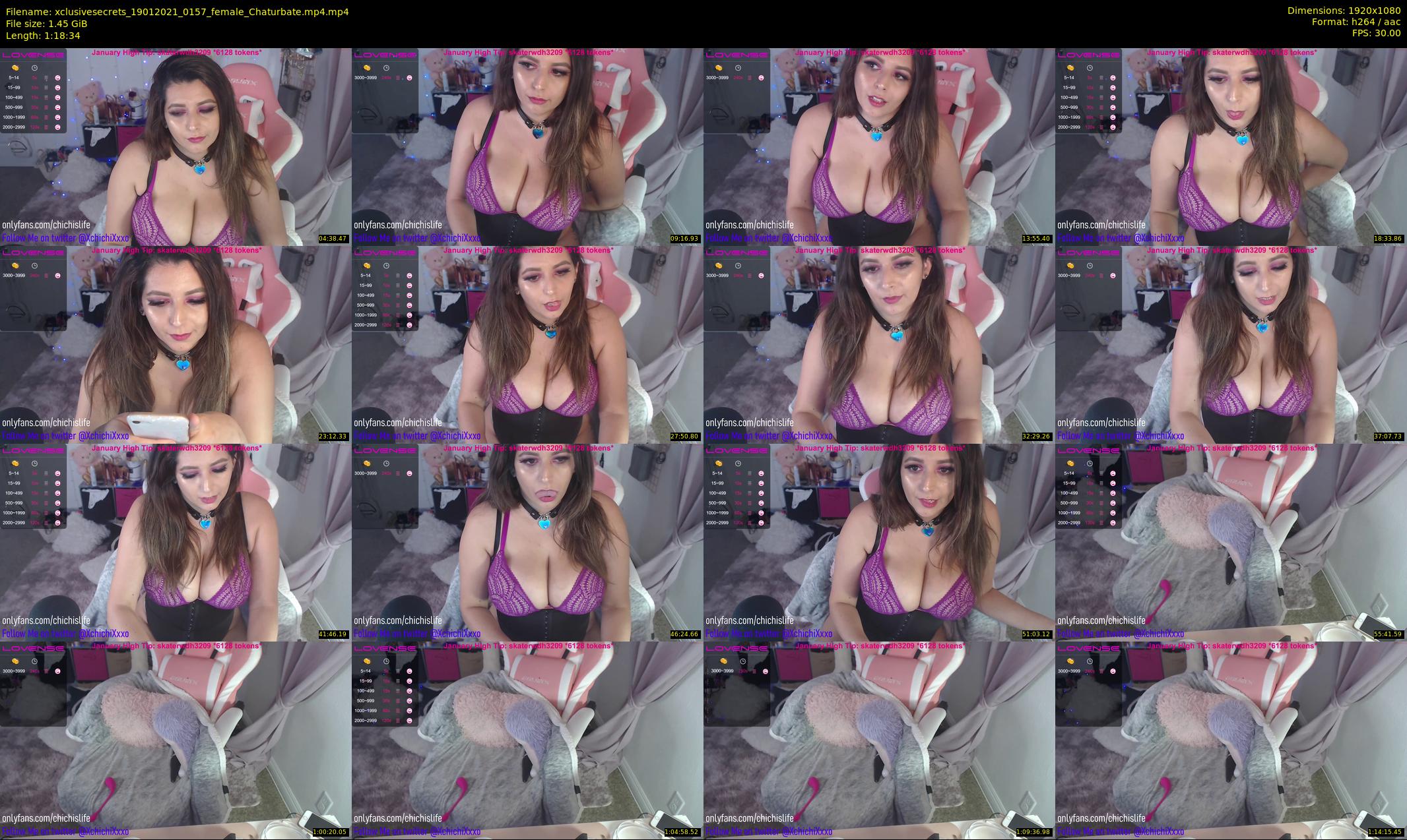 xclusivesecrets — 79 minute Chaturbate female cam show recording, 1080p, Jan 19, 2021