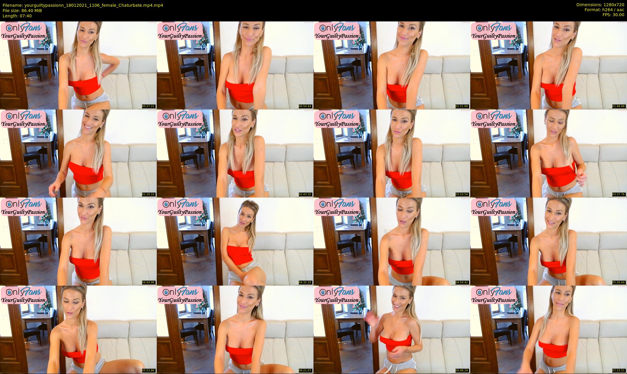 yourguiltypassionn — 8 minute Chaturbate female cam show recording, 720p, Jan 18, 2021