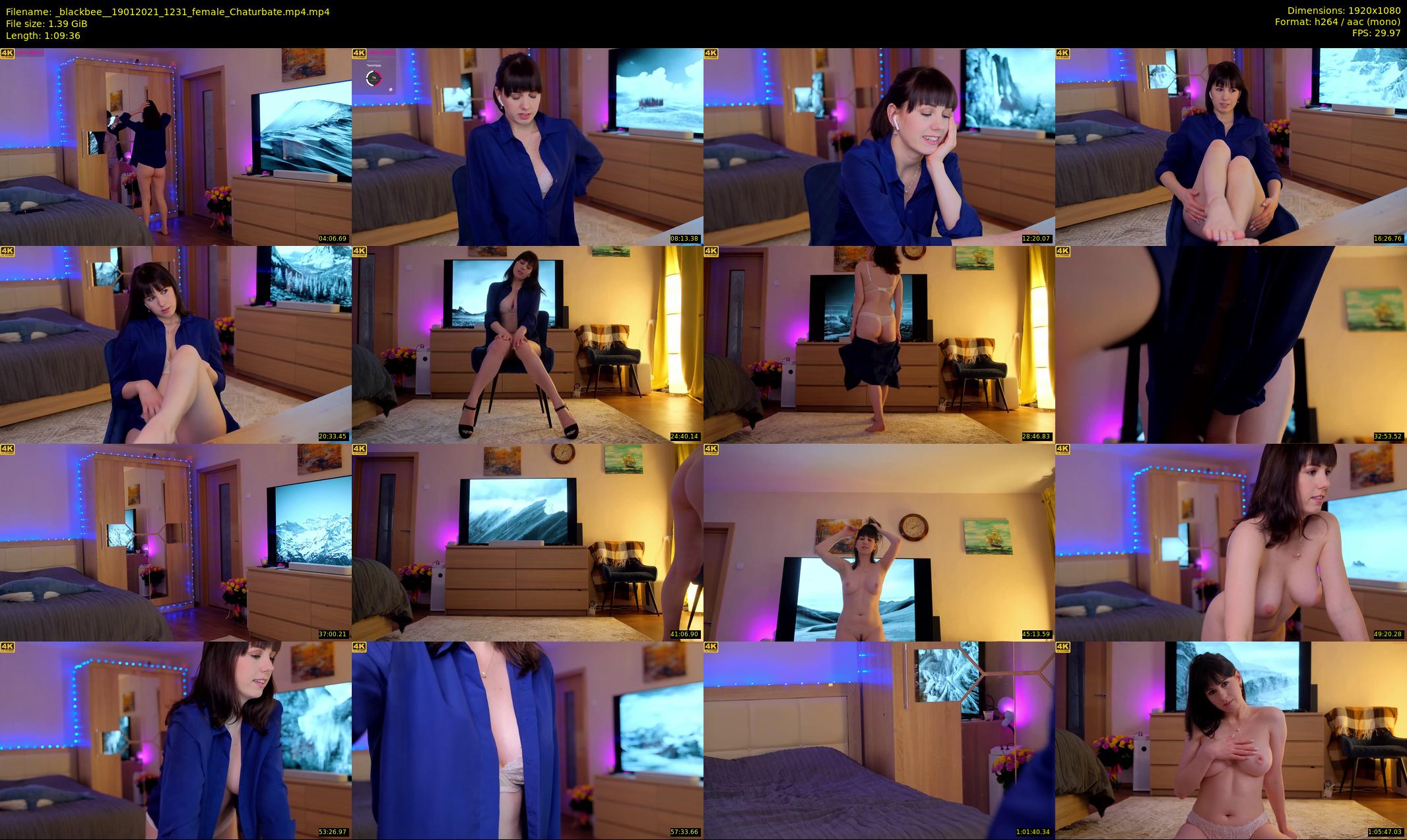 _blackbee_ — 70 minute Chaturbate female cam show recording, 1080p, Jan 19, 2021