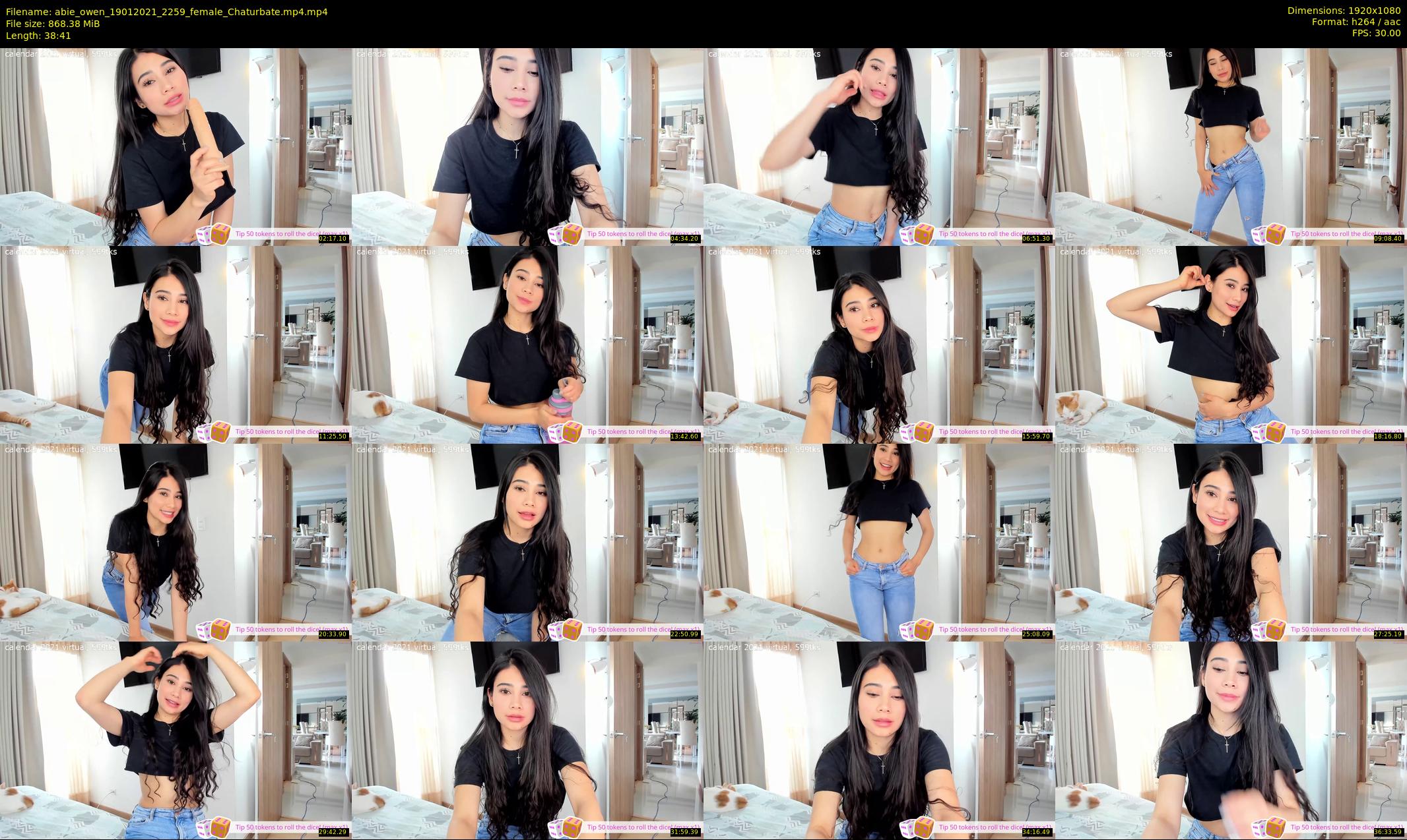 abie_owen — 39 minute Chaturbate female cam show recording, 1080p, Jan 19, 2021