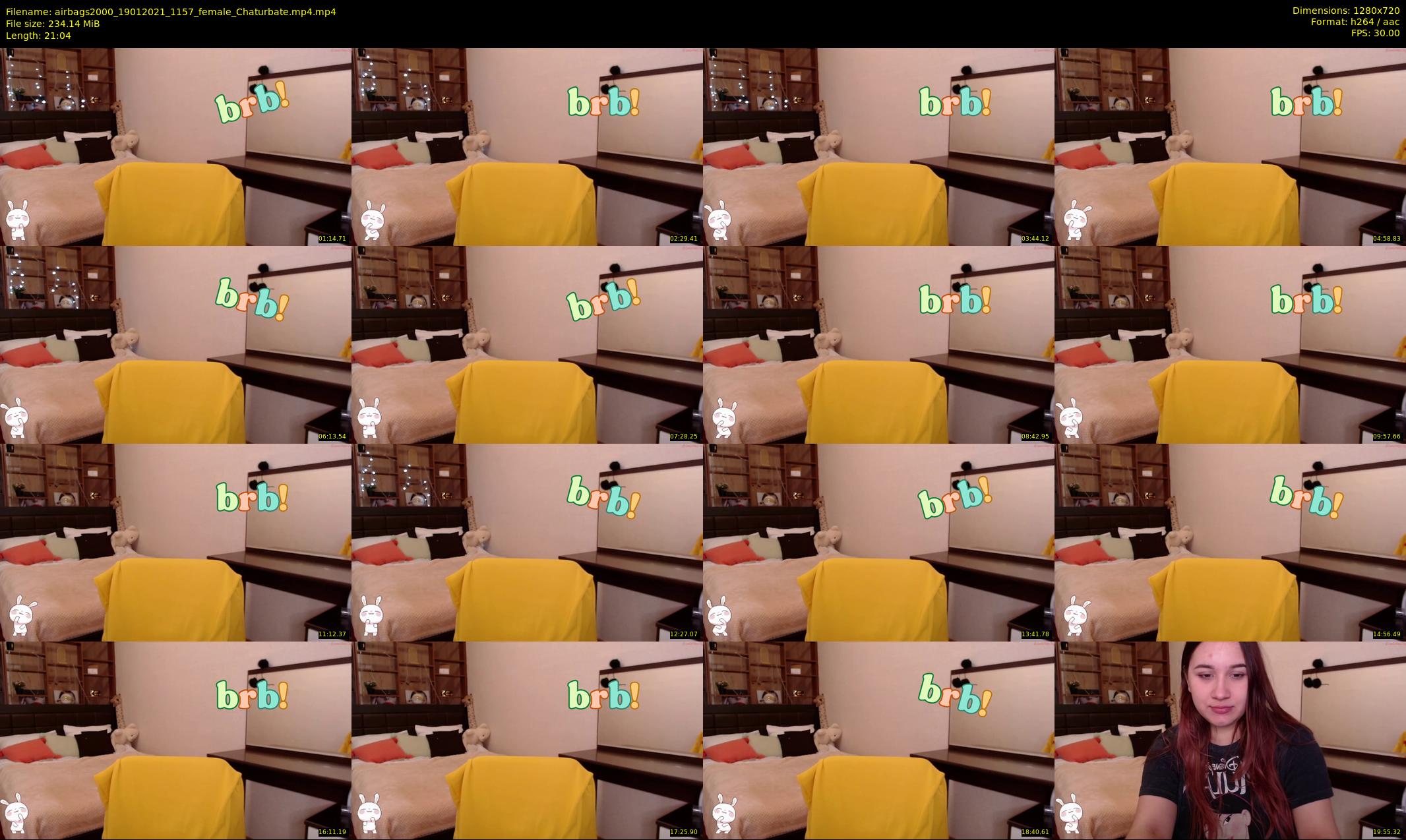 airbags2000 — 22 minute Chaturbate female cam show recording, 720p, Jan 19, 2021