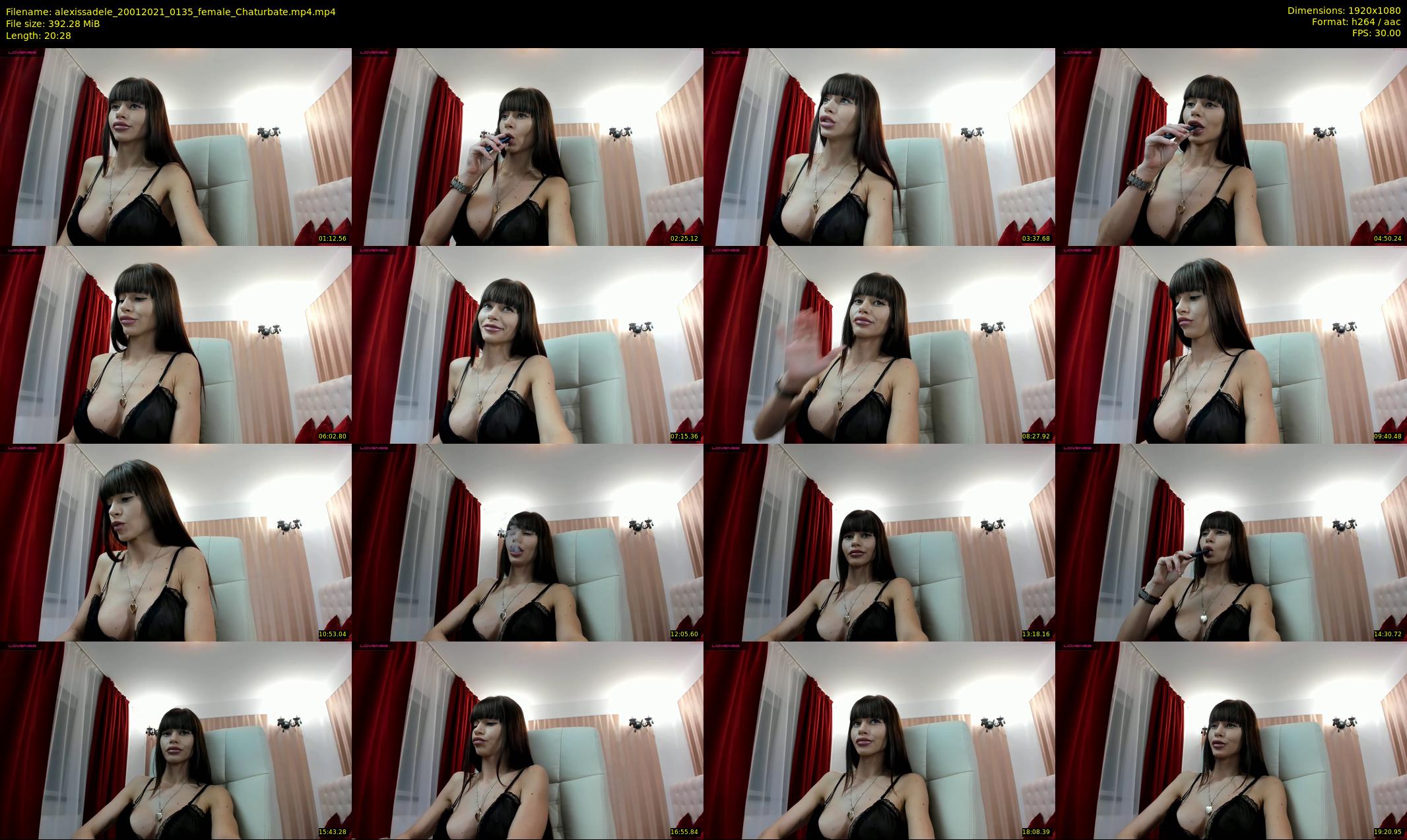 alexissadele — 21 minute Chaturbate female cam show recording, 1080p, Jan 20, 2021