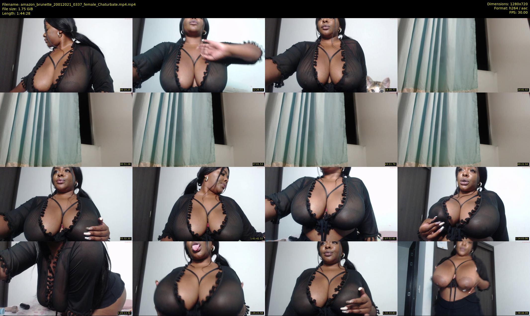 amazon_brunette — 105 minute Chaturbate female cam show recording, 720p, Jan 20, 2021