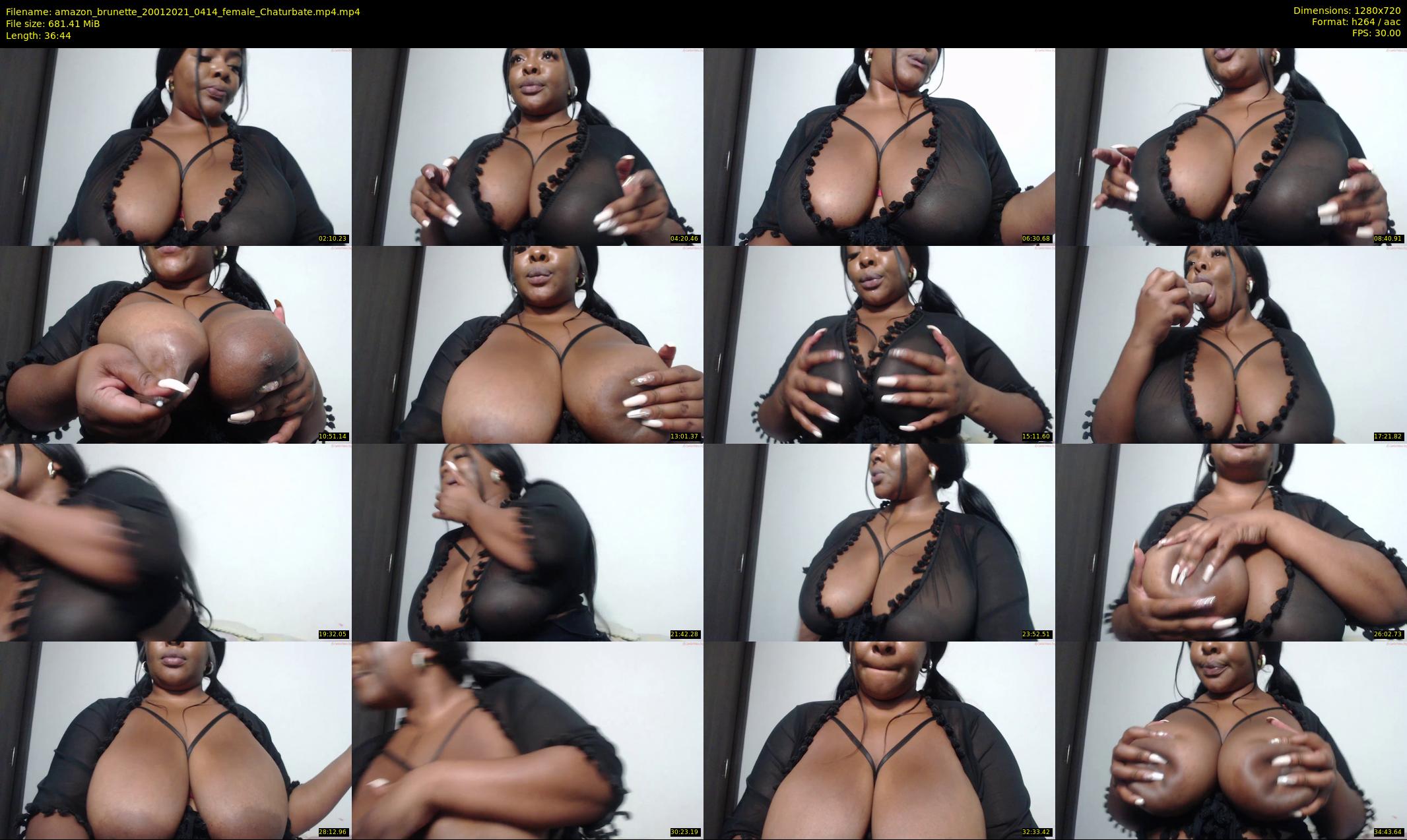 amazon_brunette — 37 minute Chaturbate female cam show recording, 720p, Jan 20, 2021