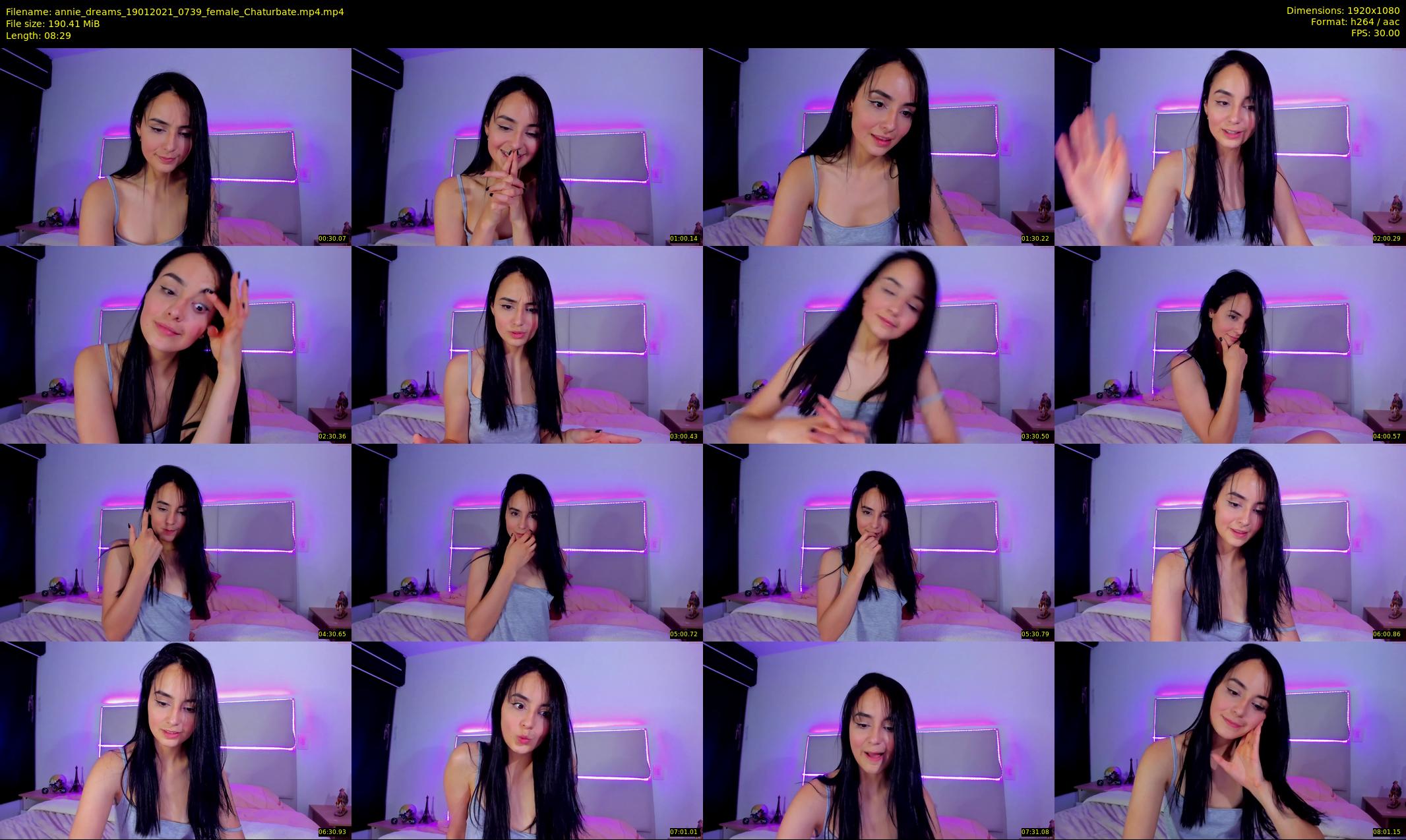 annie_dreams — 9 minute Chaturbate female cam show recording, 1080p, Jan 19, 2021