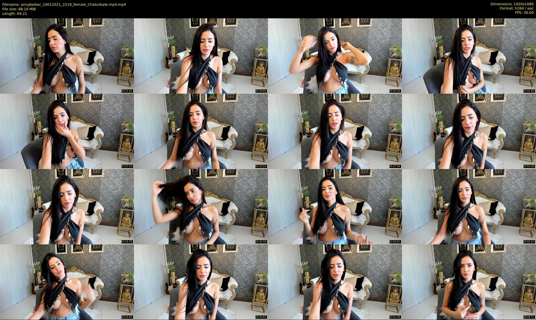 annybeiker — 5 minute Chaturbate female cam show recording, 1080p, Jan 19, 2021