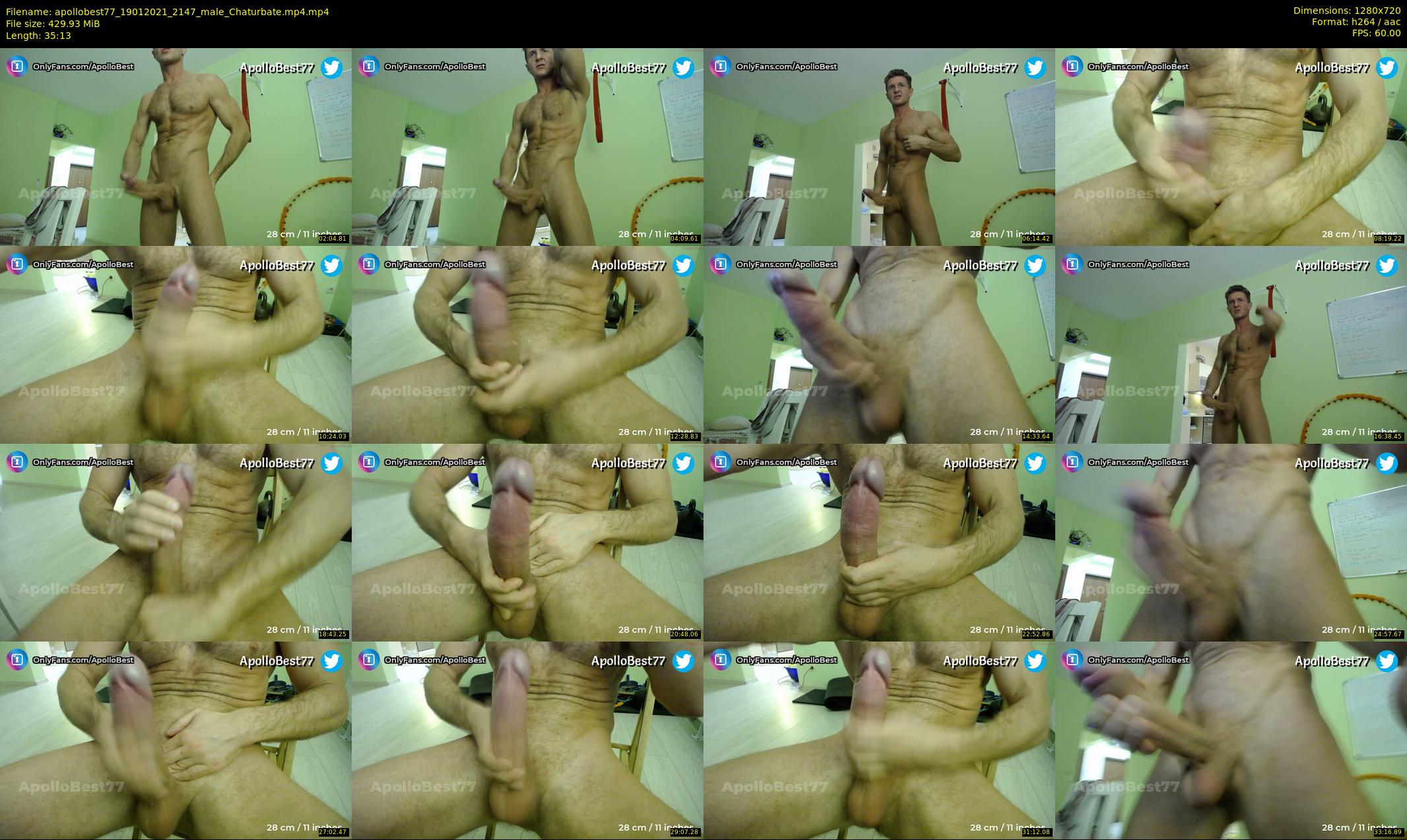 apollobest77 — 36 minute Chaturbate male cam show recording, 720p, Jan 19, 2021