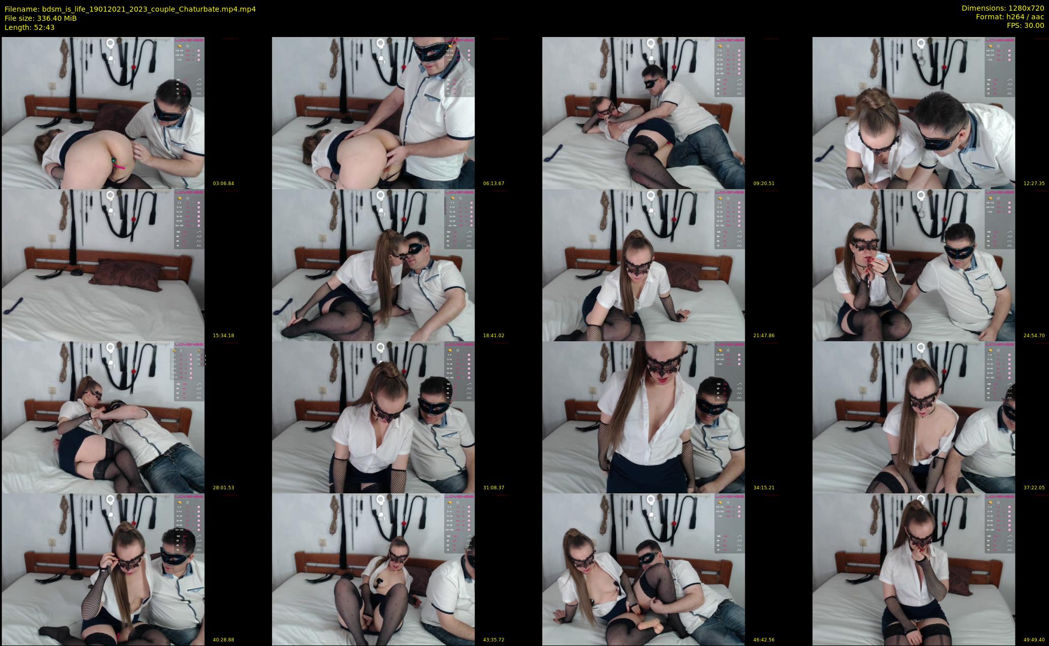 bdsm_is_life — 53 minute Chaturbate couple cam show recording, 720p, Jan 19, 2021