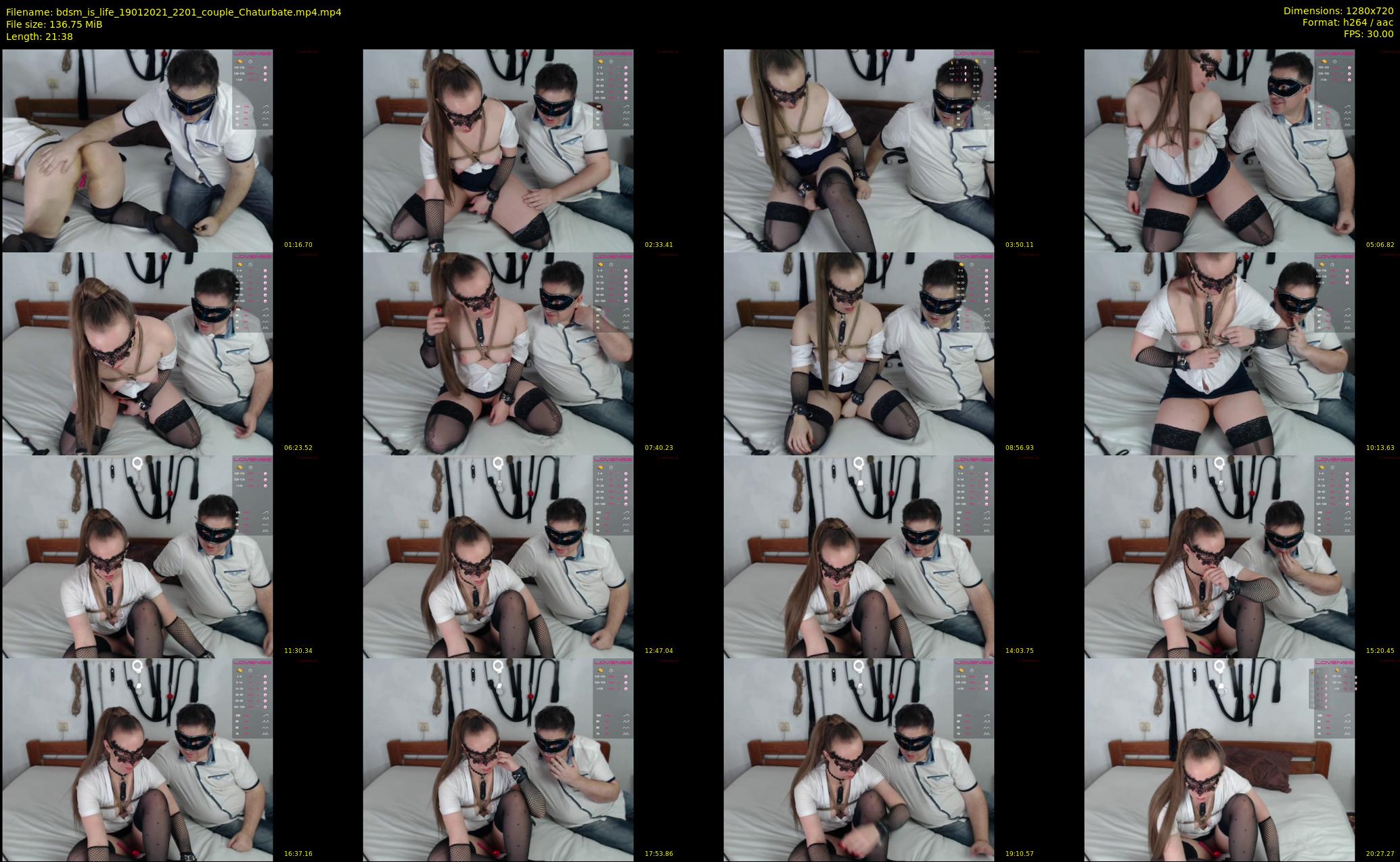 bdsm_is_life — 22 minute Chaturbate couple cam show recording, 720p, Jan 19, 2021