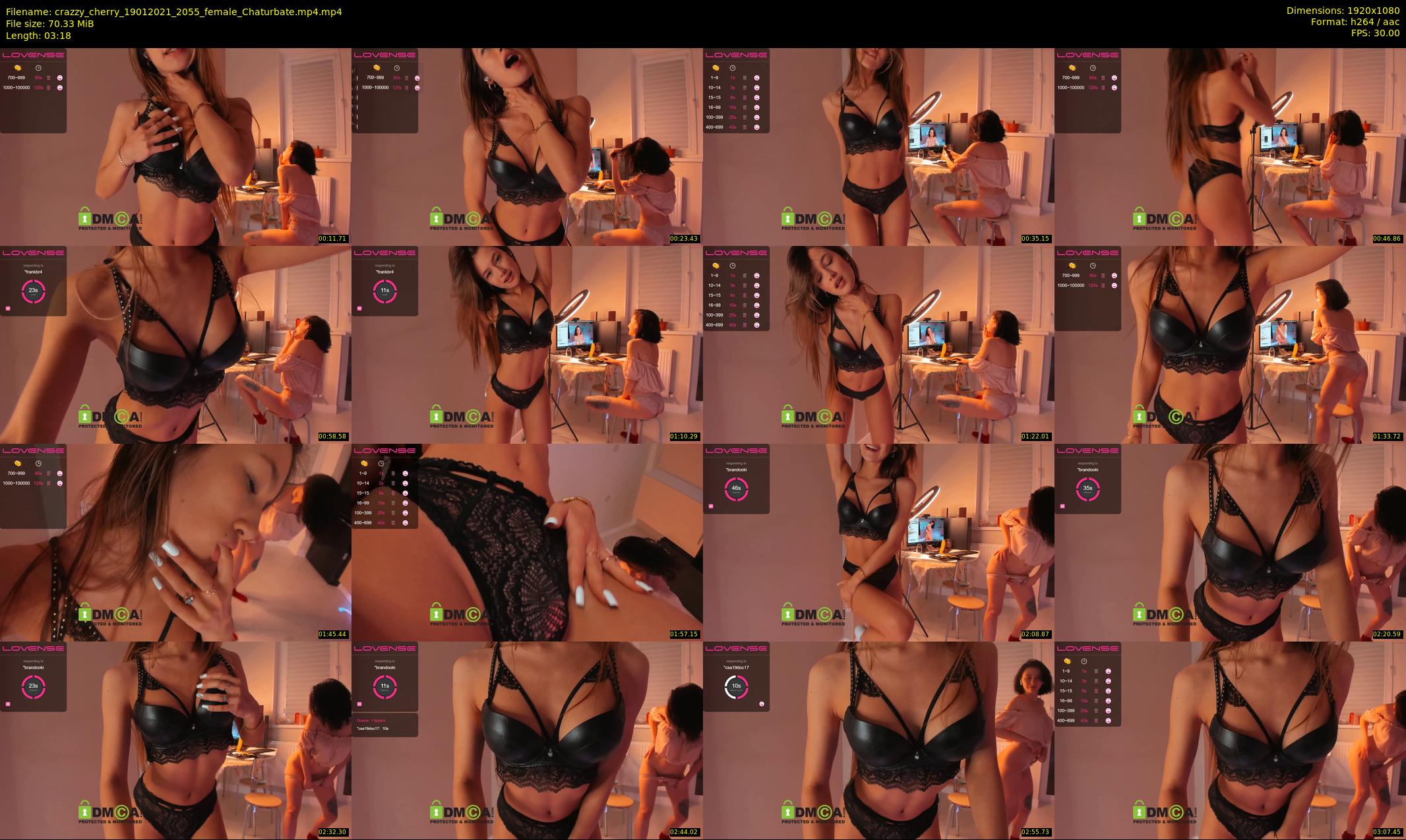 crazzy_cherry — 4 minute Chaturbate female cam show recording, 1080p, Jan 19, 2021