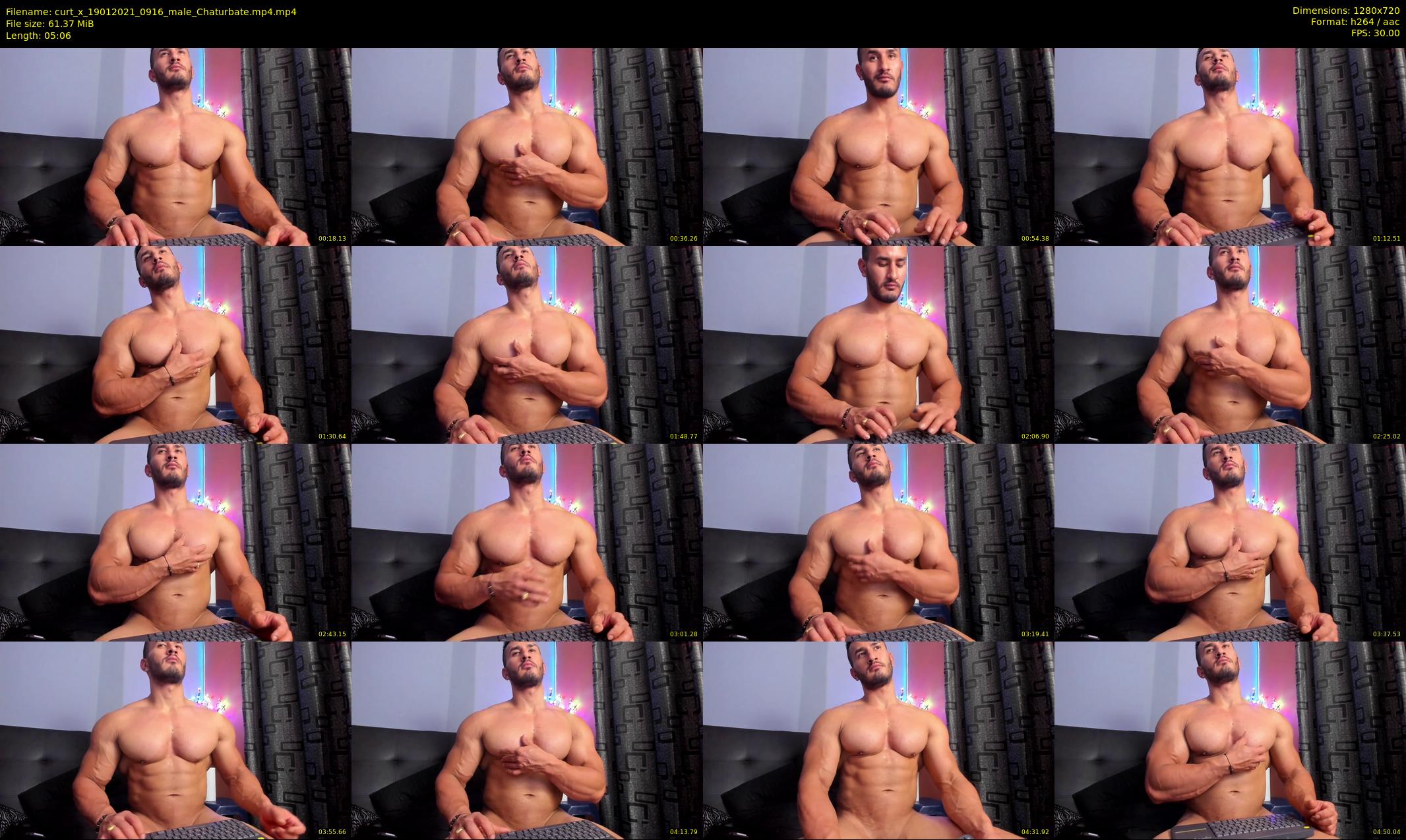 curt_x — 6 minute Chaturbate male cam show recording, 720p, Jan 19, 2021