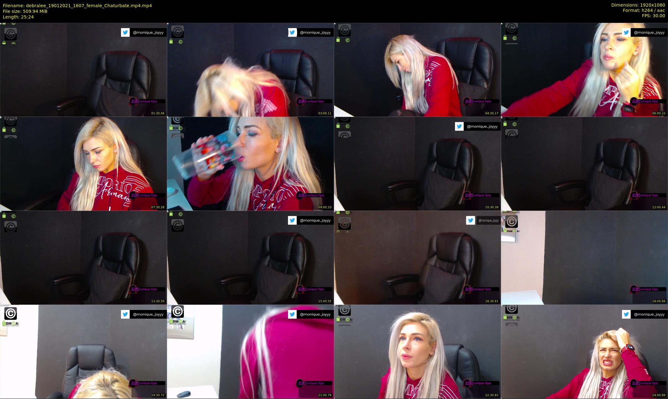 debralee — 26 minute Chaturbate female cam show recording, 1080p, Jan 19, 2021