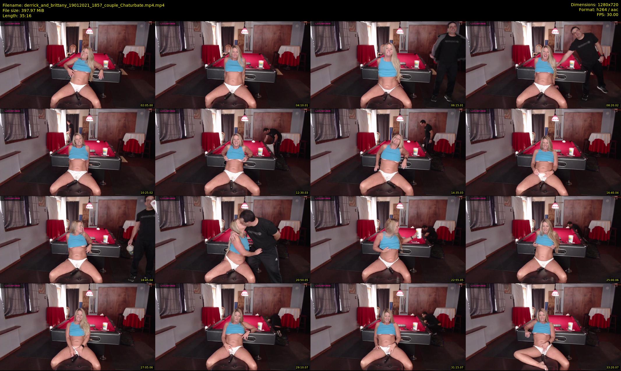 derrick_and_brittany — 36 minute Chaturbate couple cam show recording, 720p, Jan 19, 2021