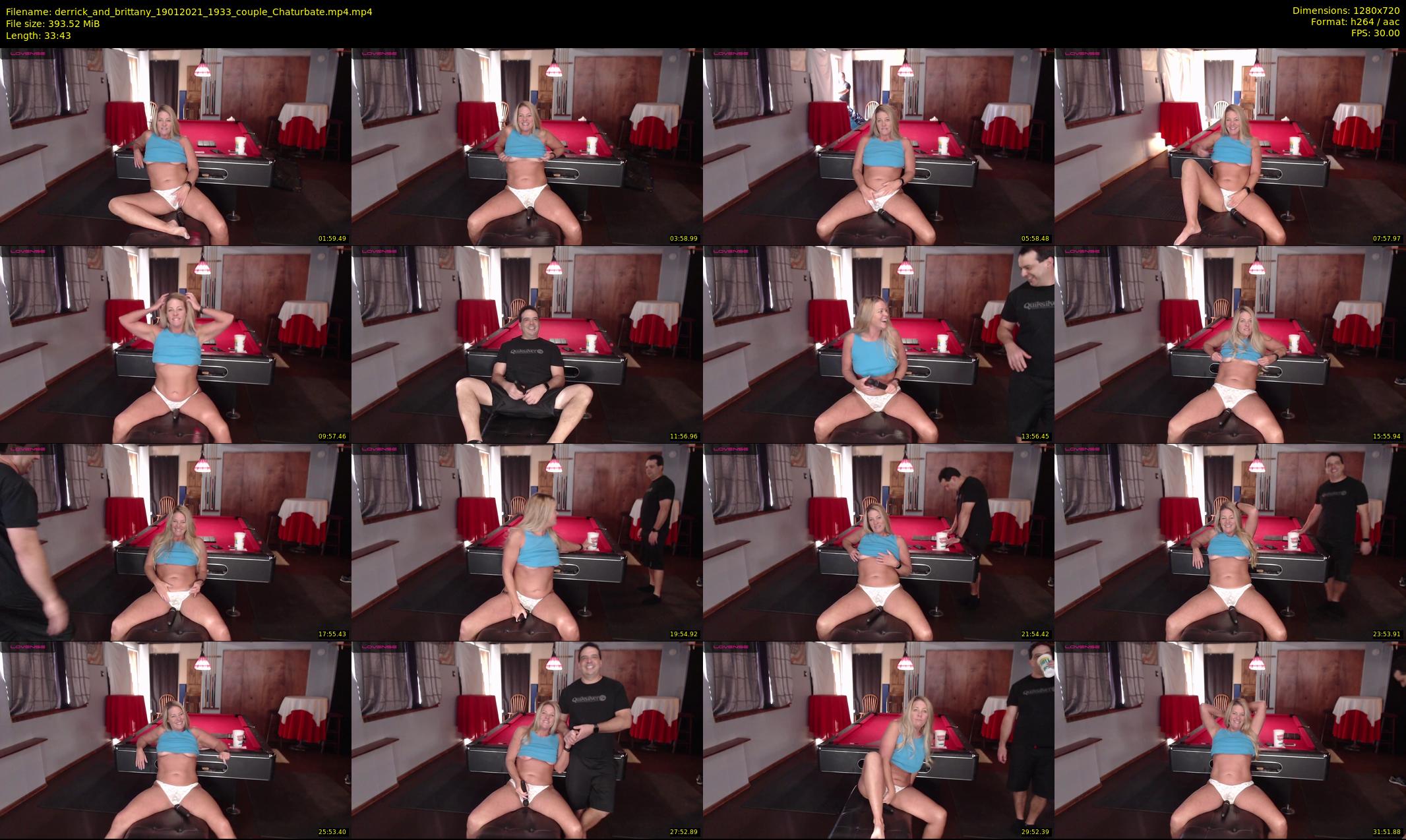 derrick_and_brittany — 34 minute Chaturbate couple cam show recording, 720p, Jan 19, 2021