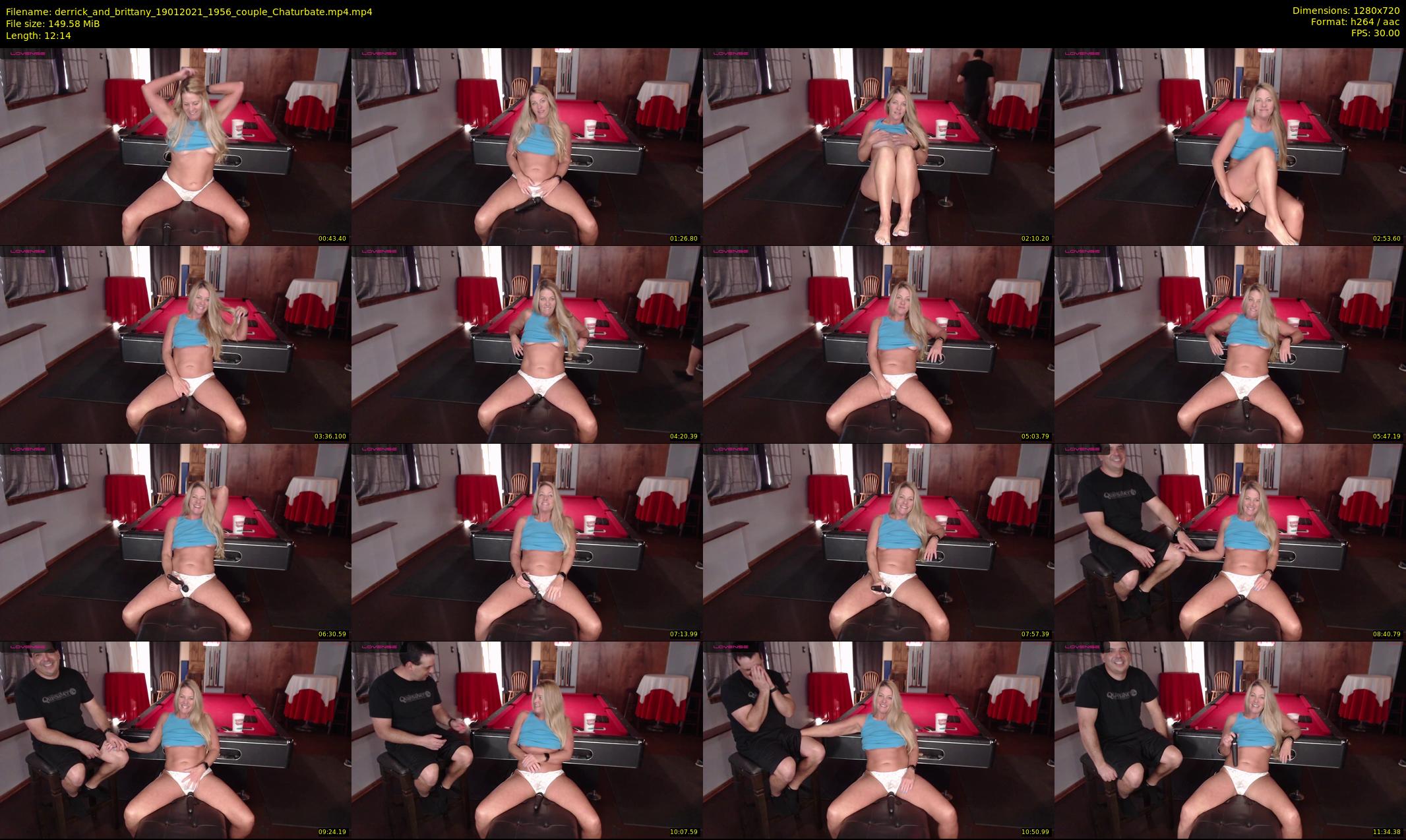 derrick_and_brittany — 13 minute Chaturbate couple cam show recording, 720p, Jan 19, 2021