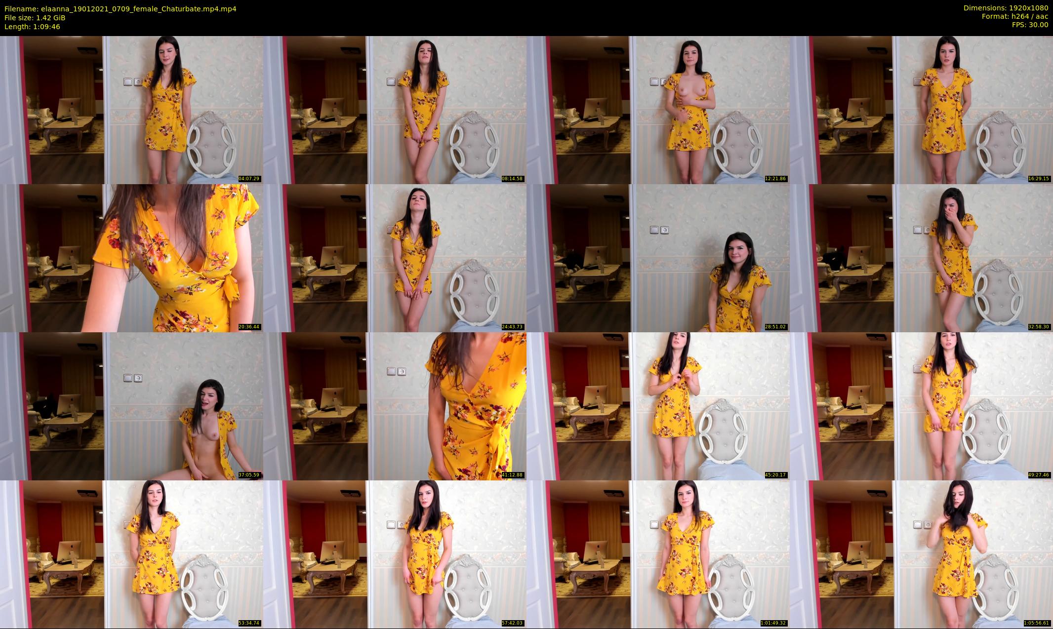 elaanna — 70 minute Chaturbate female cam show recording, 1080p, Jan 19, 2021
