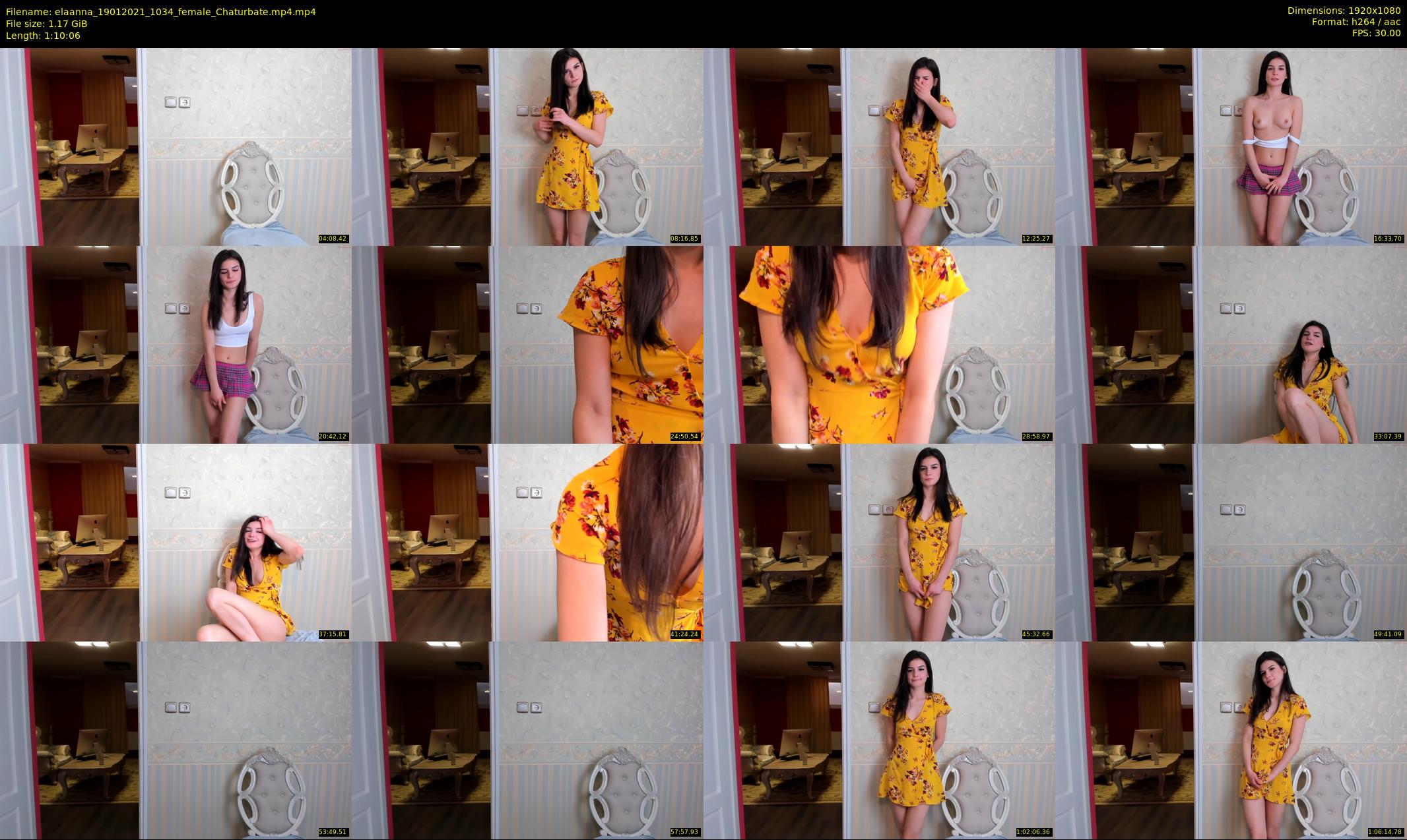 elaanna — 71 minute Chaturbate female cam show recording, 1080p, Jan 19, 2021