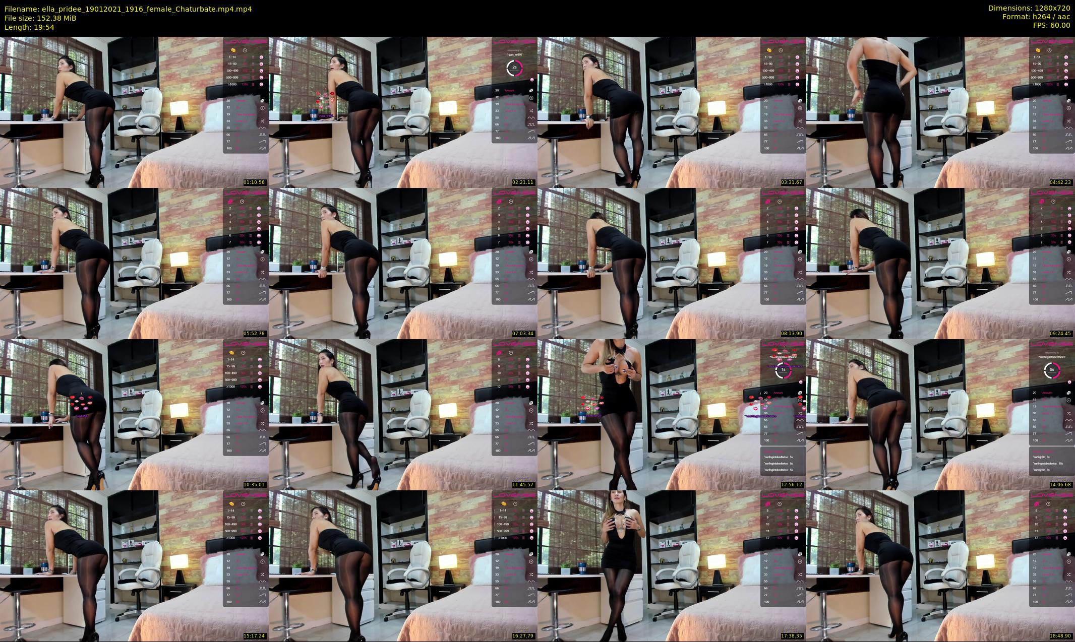 ella_pridee — 20 minute Chaturbate female cam show recording, 720p, Jan 19, 2021