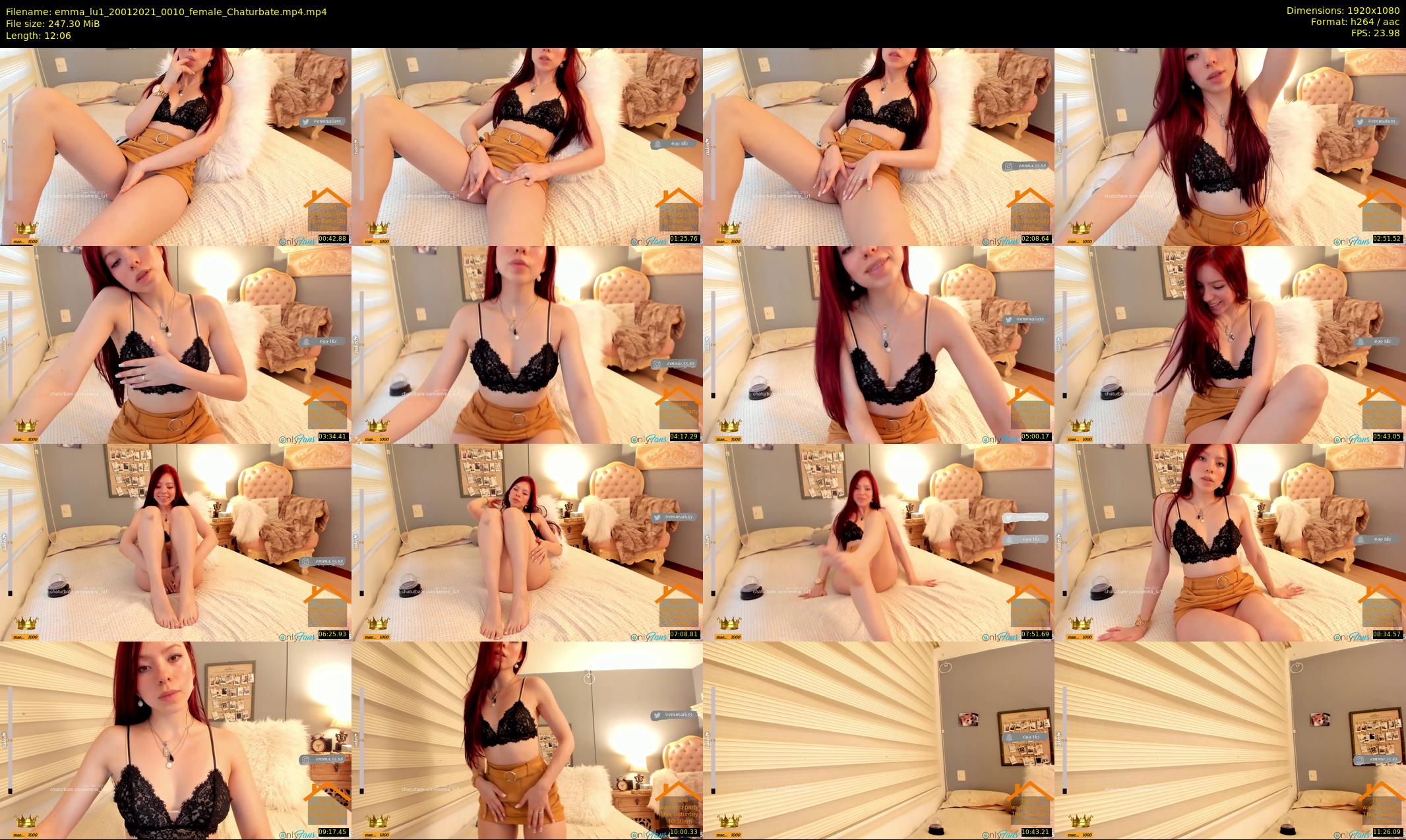 emma_lu1 — 13 minute Chaturbate female cam show recording, 1080p, Jan 20, 2021