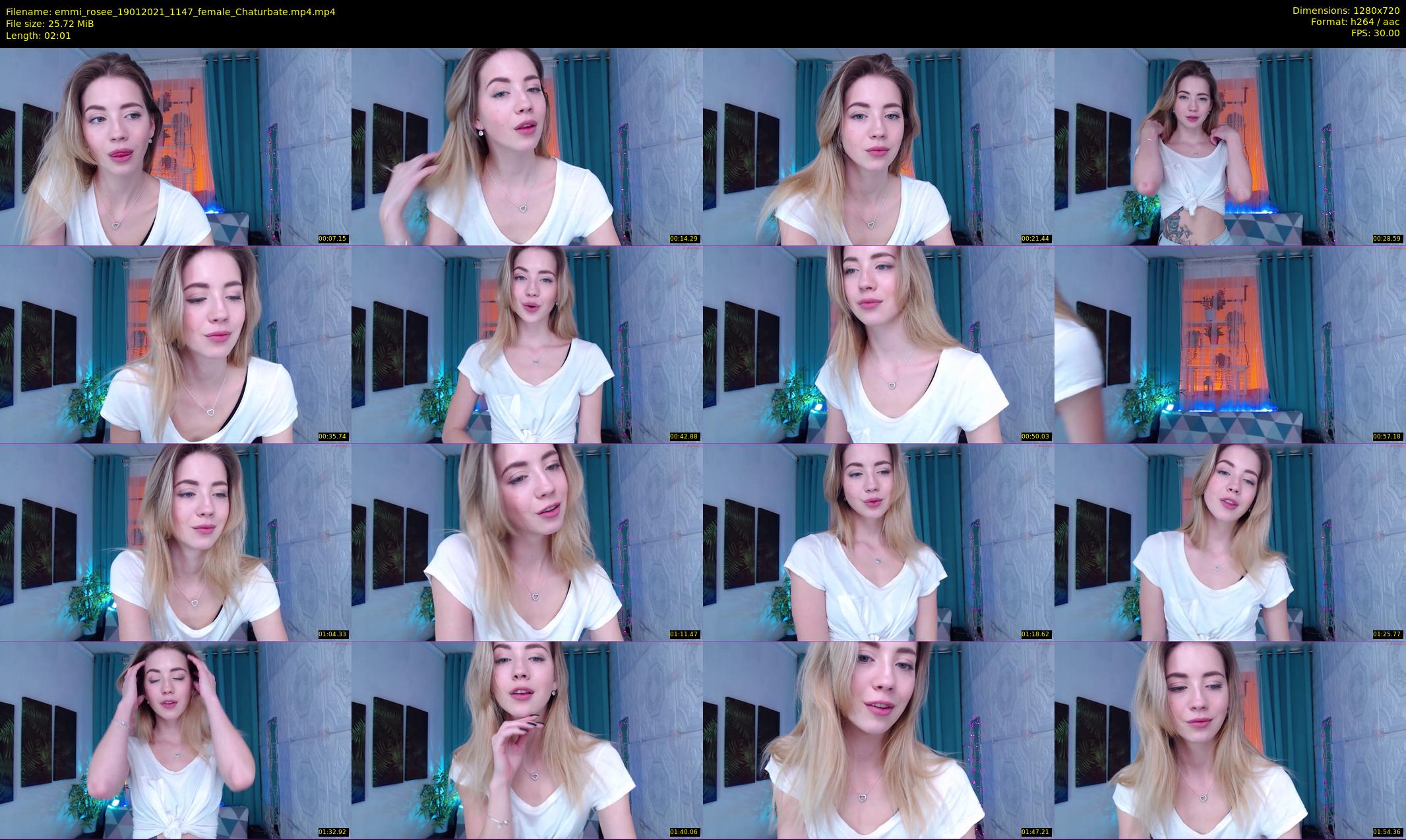 emmi_rosee — 3 minute Chaturbate female cam show recording, 720p, Jan 19, 2021