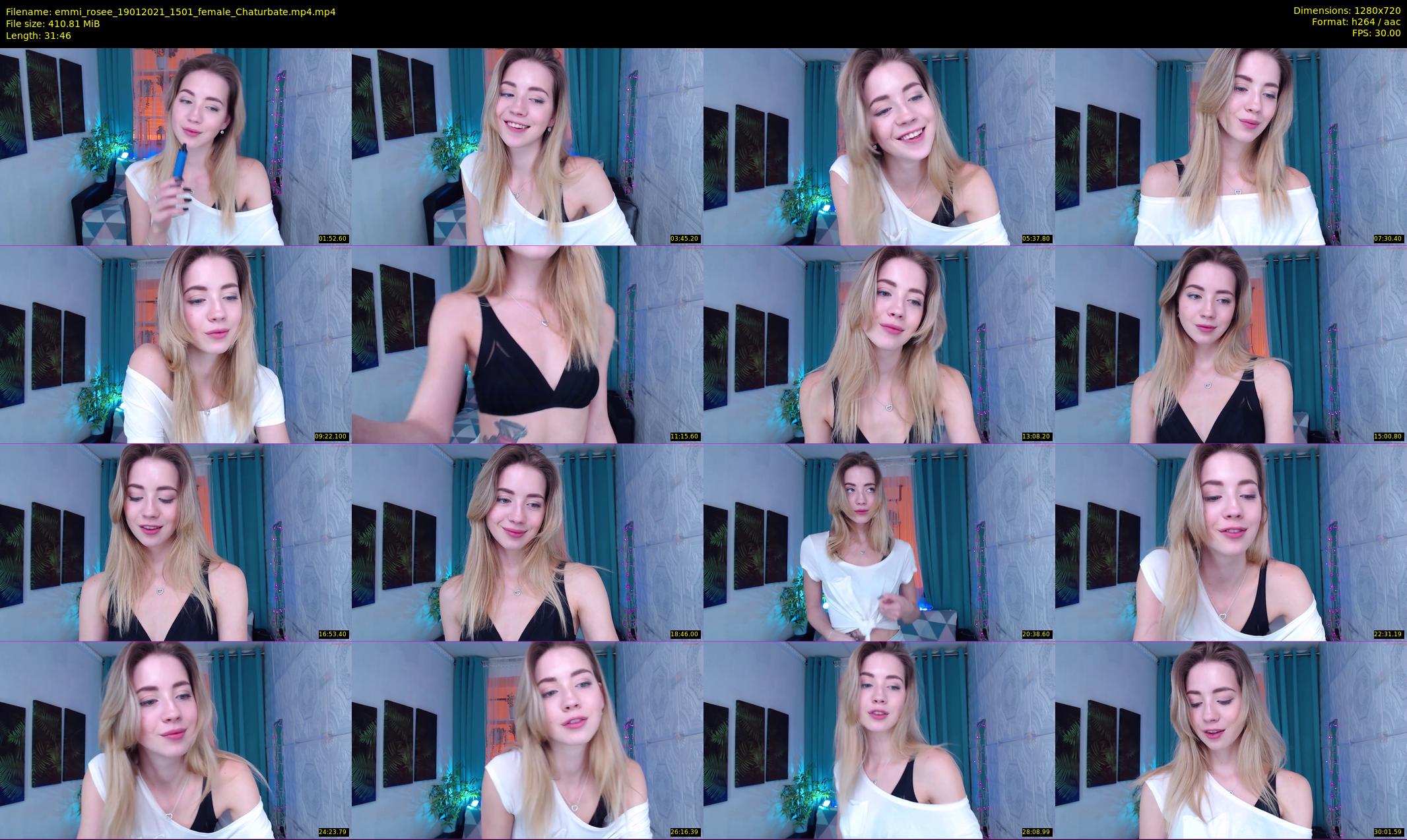 emmi_rosee — 32 minute Chaturbate female cam show recording, 720p, Jan 19, 2021