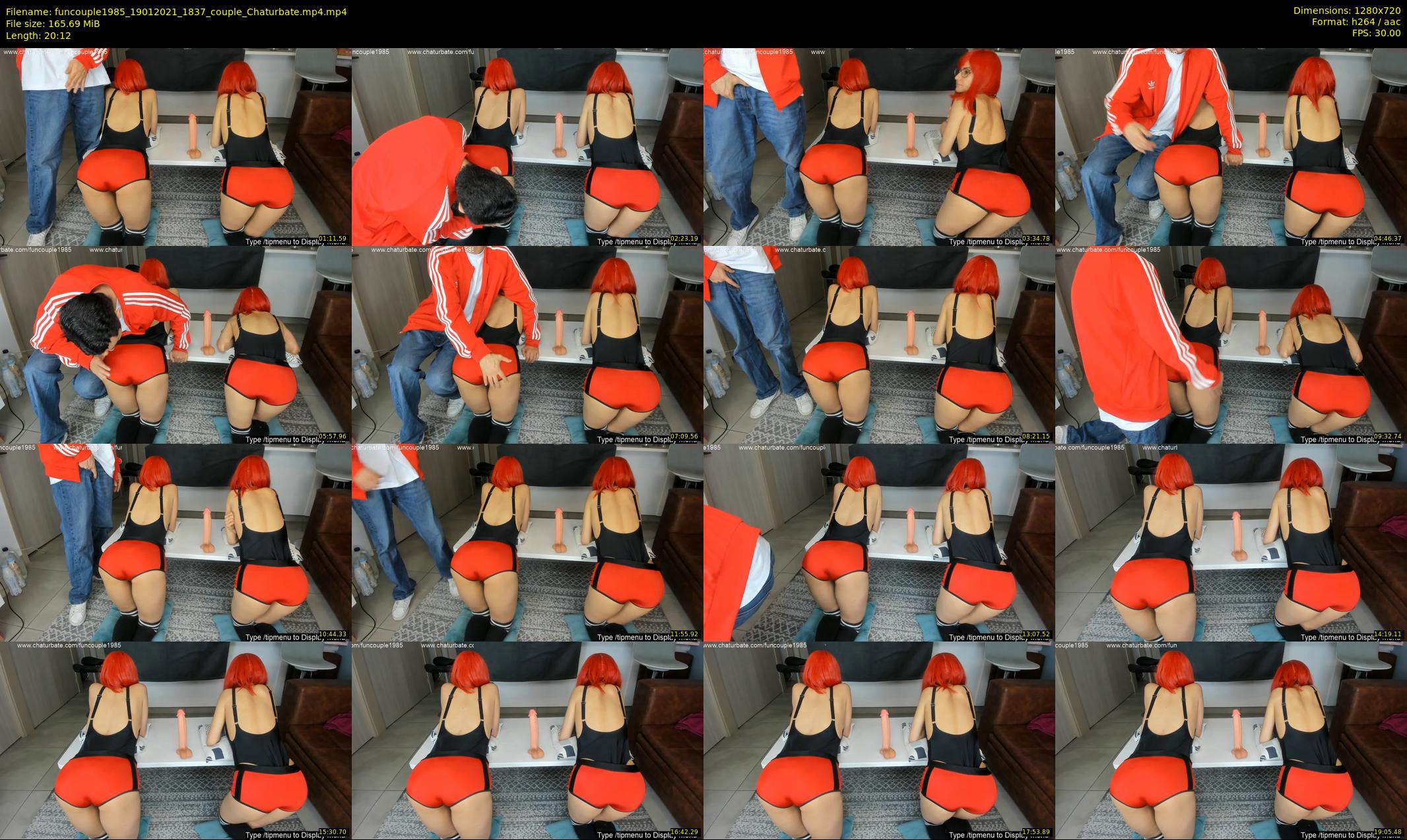 funcouple1985 — 21 minute Chaturbate couple cam show recording, 720p, Jan 19, 2021