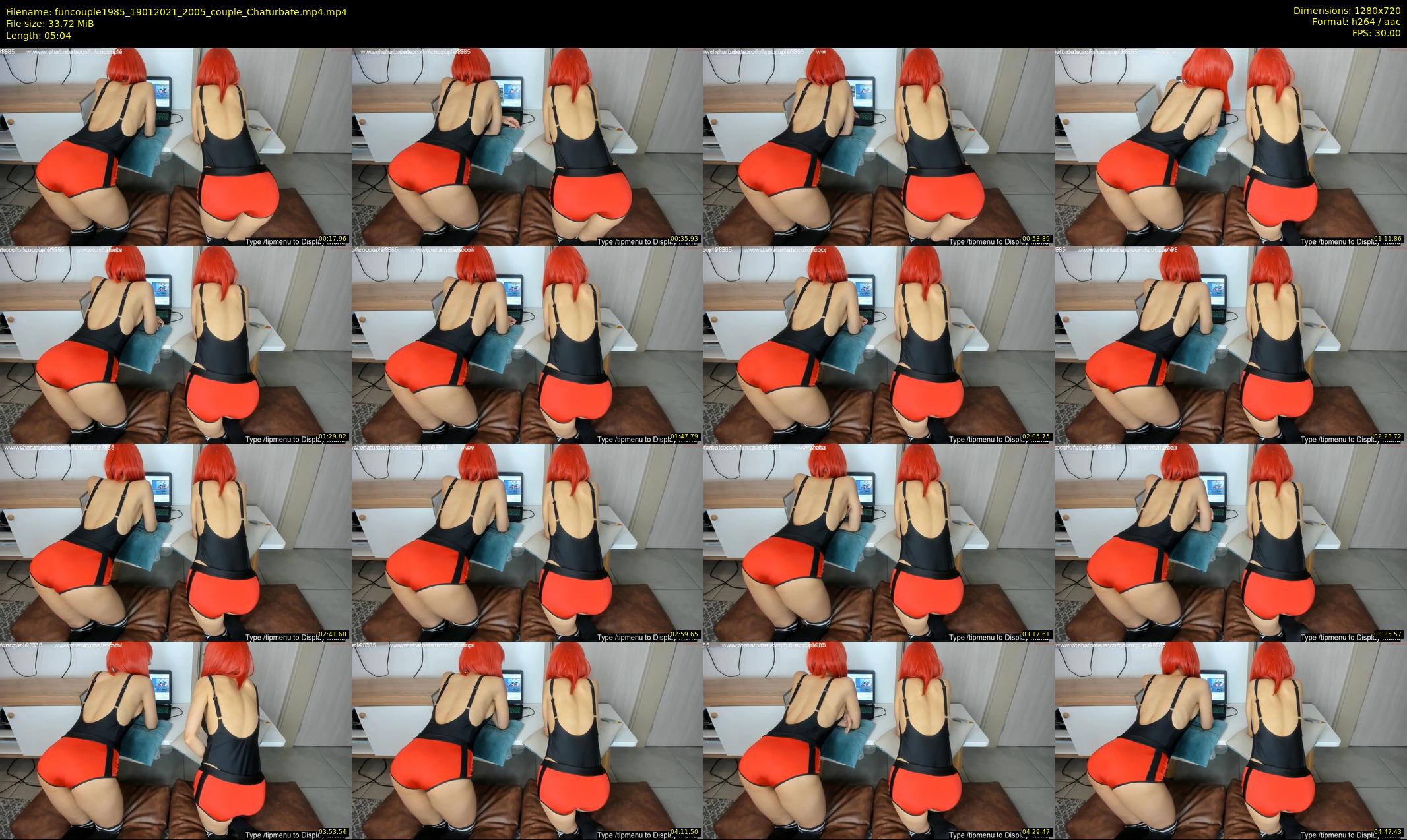 funcouple1985 — 6 minute Chaturbate couple cam show recording, 720p, Jan 19, 2021