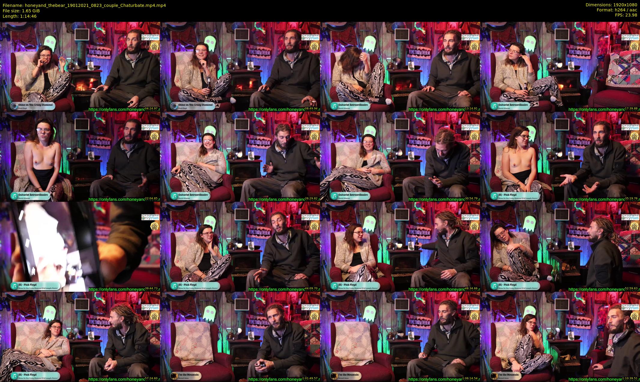 honeyand_thebear — 75 minute Chaturbate couple cam show recording, 1080p, Jan 19, 2021