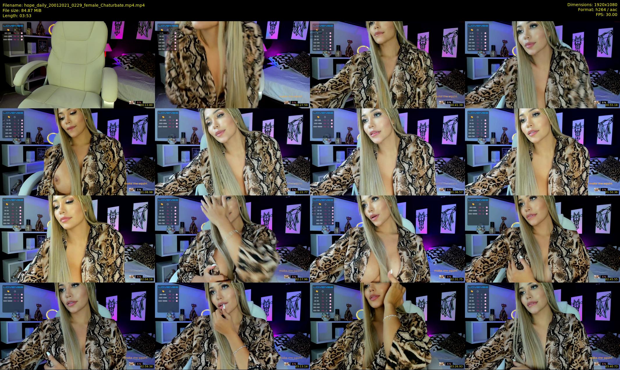 hope_daily — 4 minute Chaturbate female cam show recording, 1080p, Jan 20, 2021