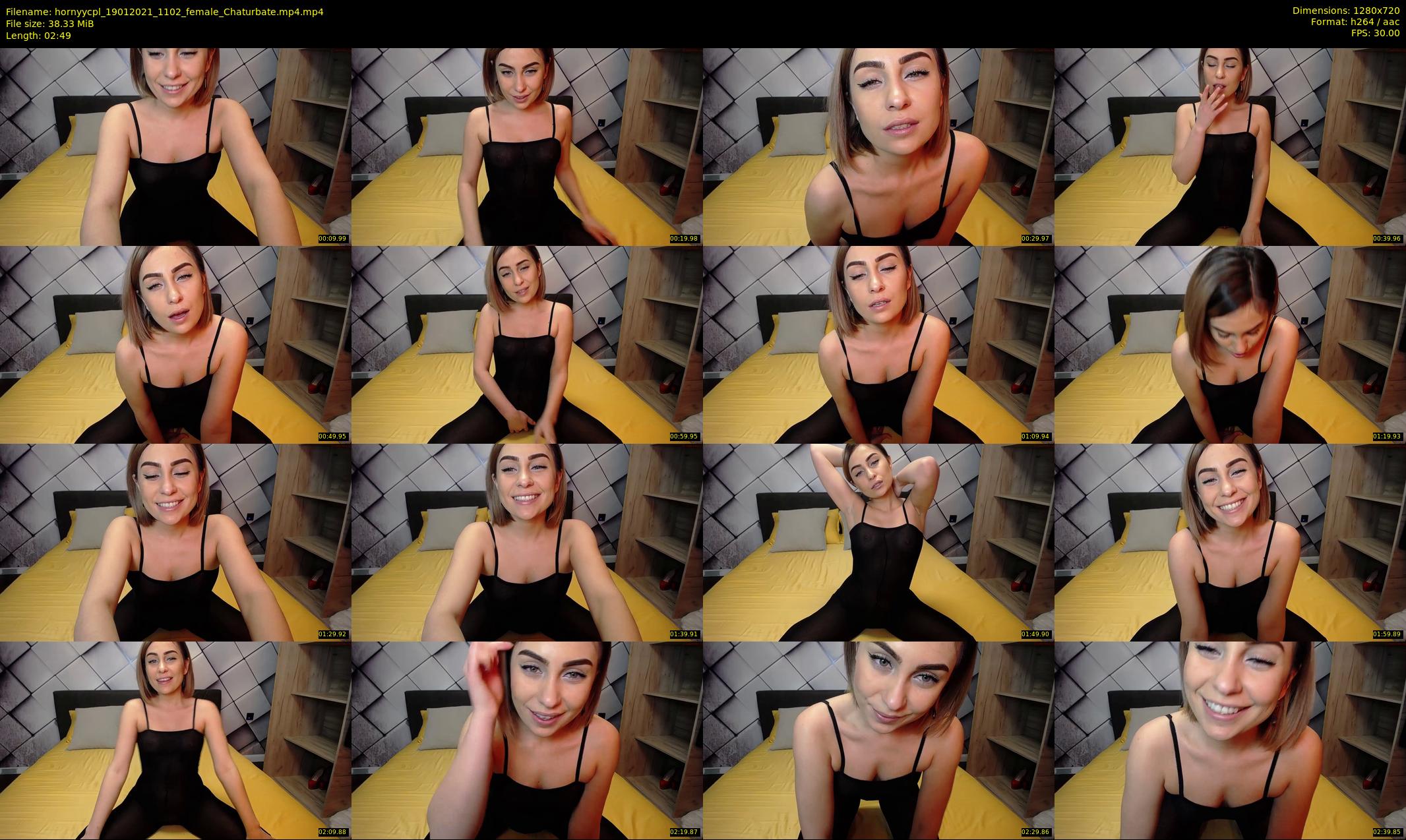 hornyycpl — 3 minute Chaturbate couple cam show recording, 720p, Jan 19, 2021