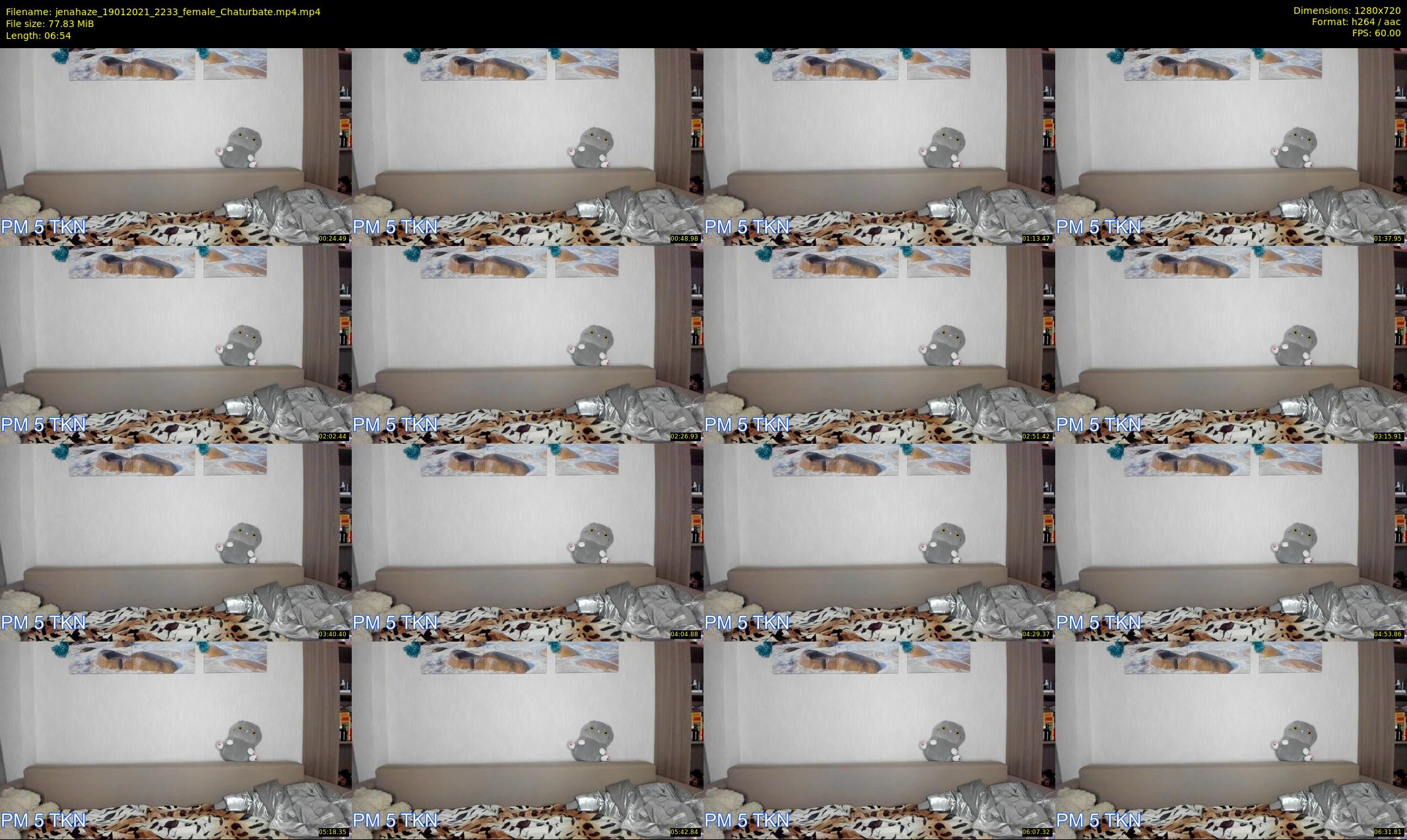 jenahaze — 7 minute Chaturbate female cam show recording, 720p, Jan 19, 2021