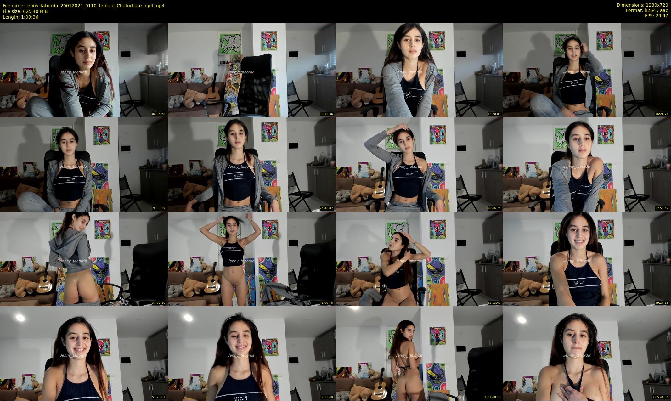 jenny_taborda — 70 minute Chaturbate female cam show recording, 720p, Jan 20, 2021