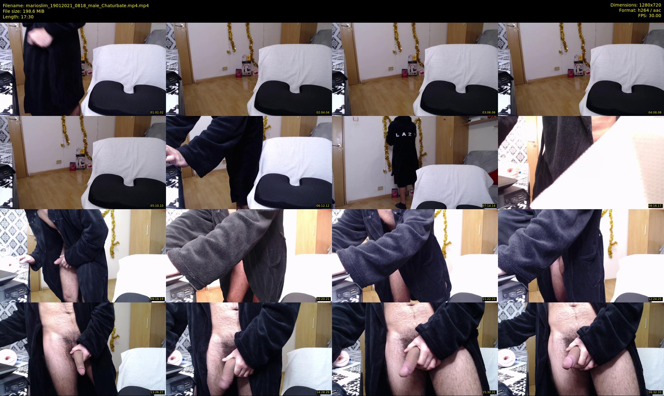 marioslim — 18 minute Chaturbate male cam show recording, 720p, Jan 19, 2021