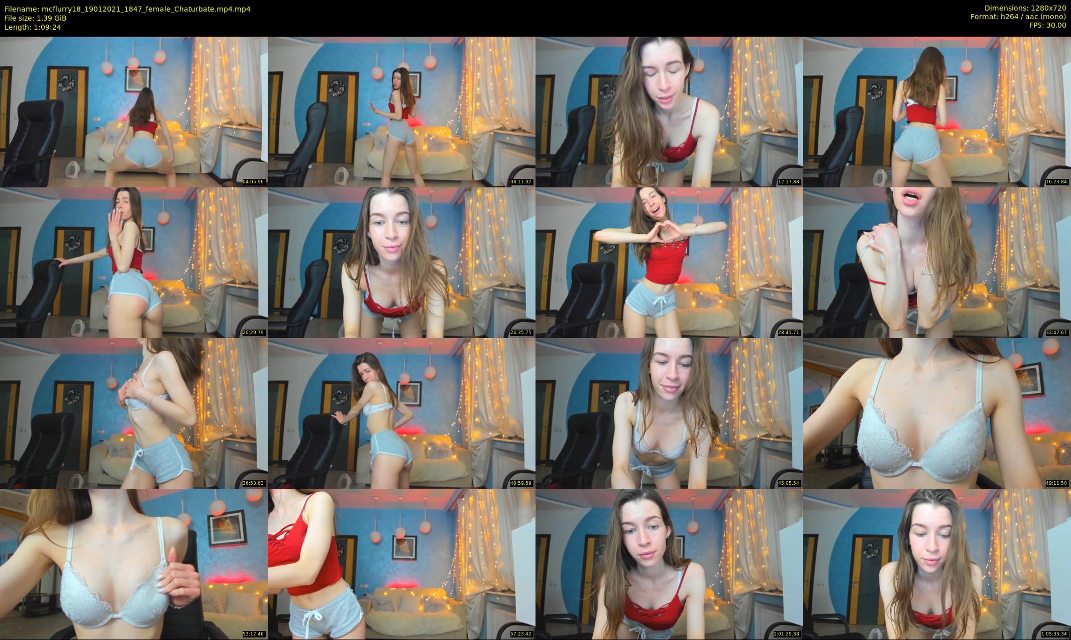 mcflurry18 — 70 minute Chaturbate female cam show recording, 720p, Jan 19, 2021