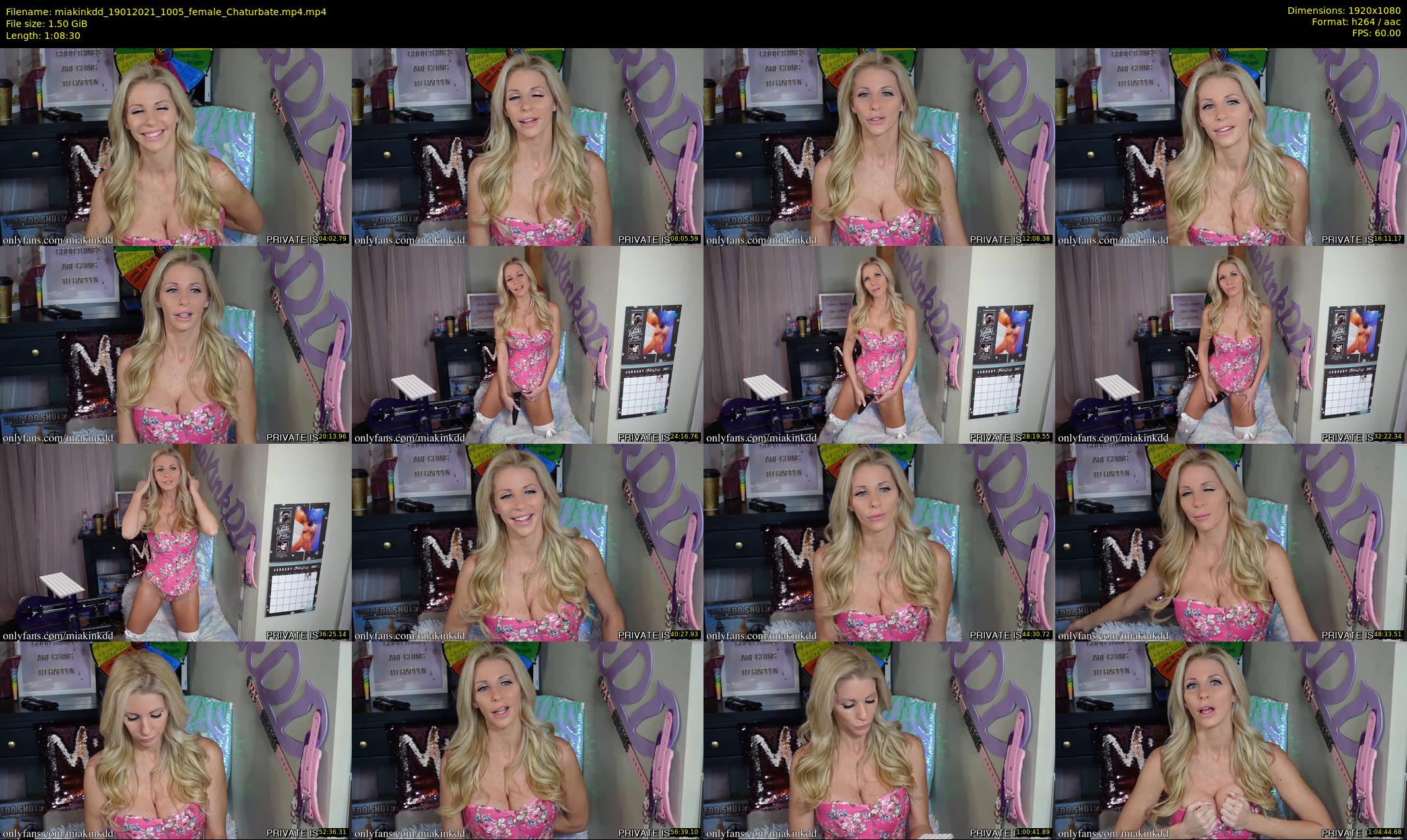 miakinkdd — 69 minute Chaturbate female cam show recording, 1080p, Jan 19, 2021